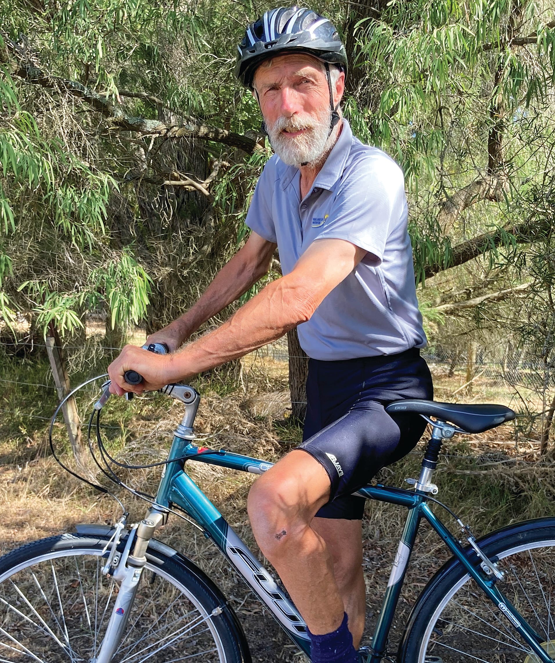 Frank rides for a sight-saving cause this May