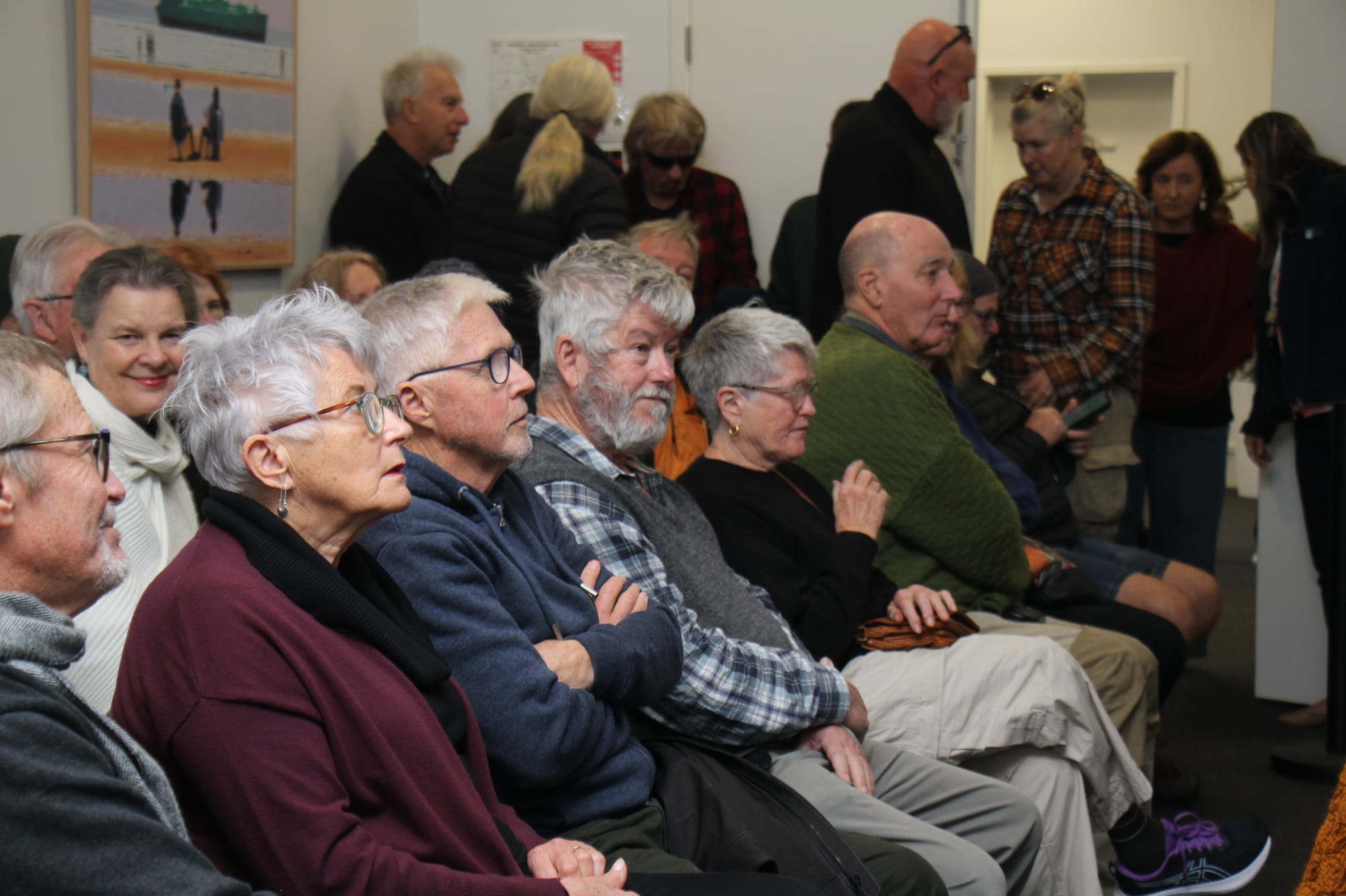 Standing room only in the public gallery for a special meeting of Bass Coast Shire Council to consider the final version of the Bass Coast Statement of Planning Policy (SPP). B11_2825
