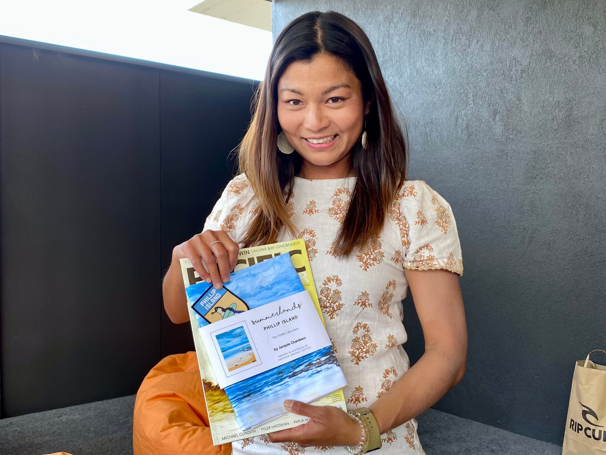 Nala Taylor, PIBC Longboard Coordinator (Winner Open Women). Photo: PIBC Treasurer Joanna O'Reilly Stubbs @joanna_oreilly_stubbs. 