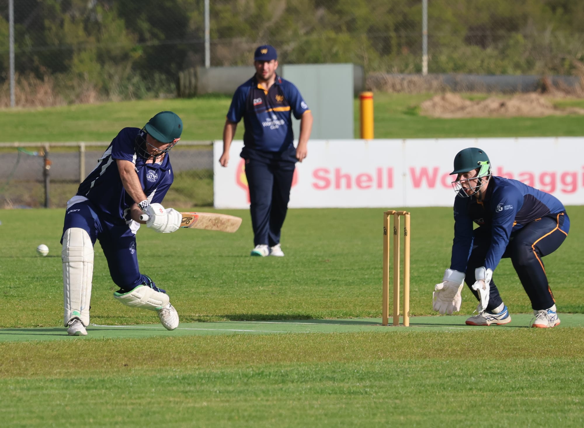 Cam Davidson hit out strongly on his way to an opening knock of 44.