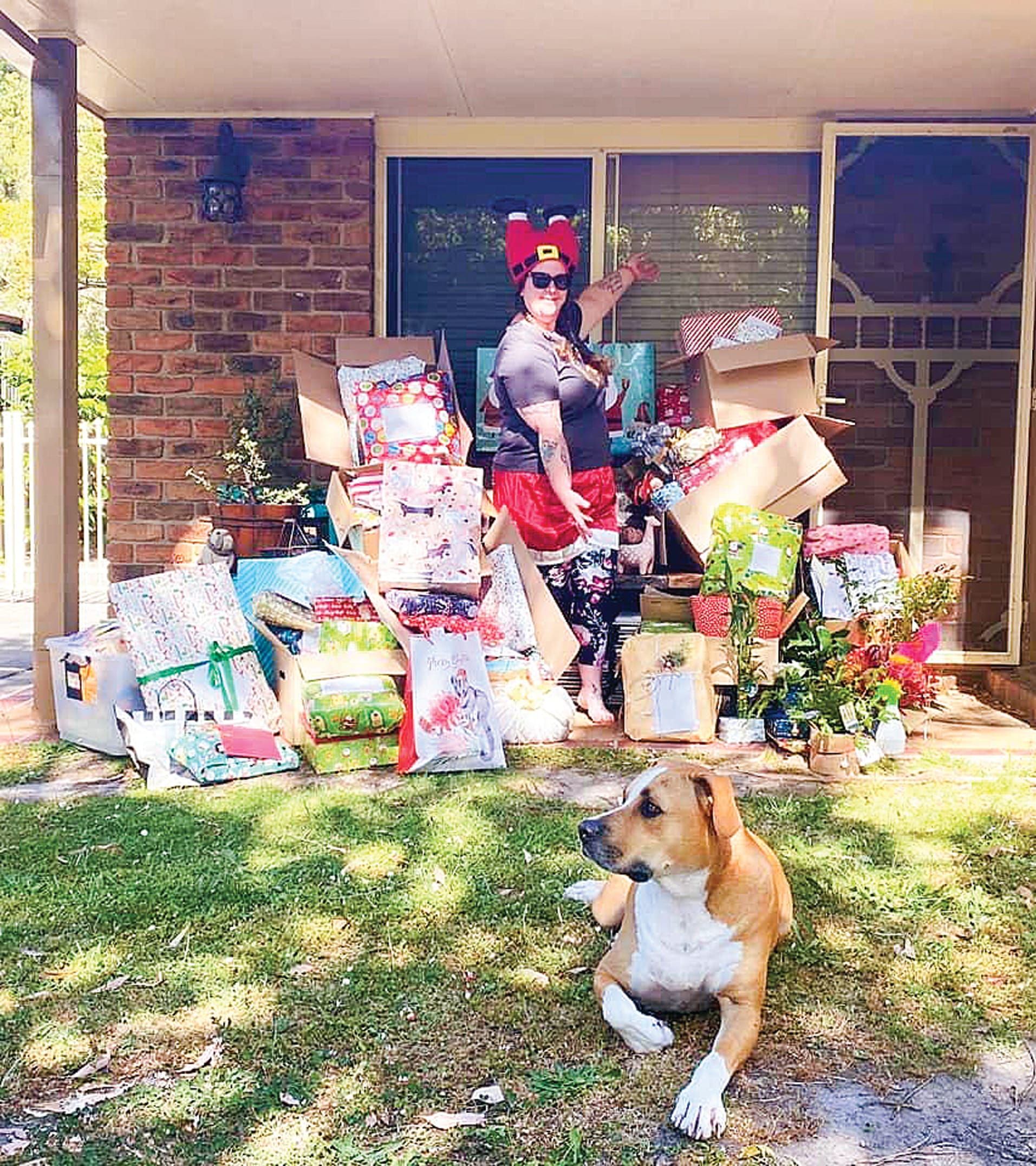 Brooke Smith will deliver the Aged Care Secret Santa gifts to the residents of Inverloch Coast Care on Christmas Eve. 