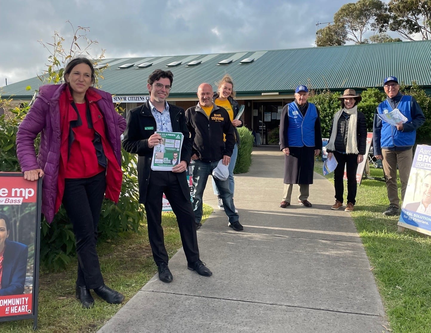 Long days for candidates at early voting centres