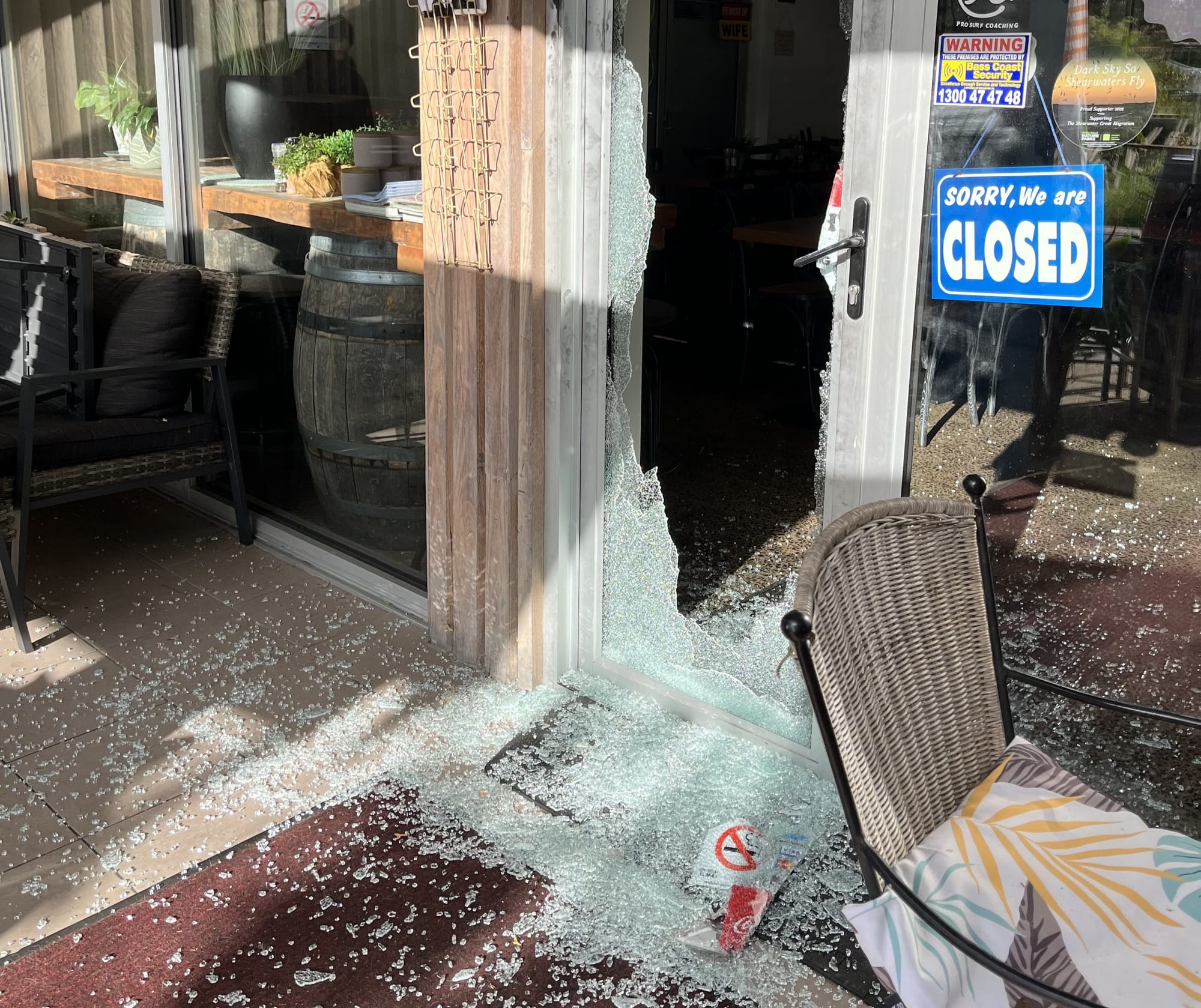 Burglars smash and grab at Newhaven's Big Wave Complex