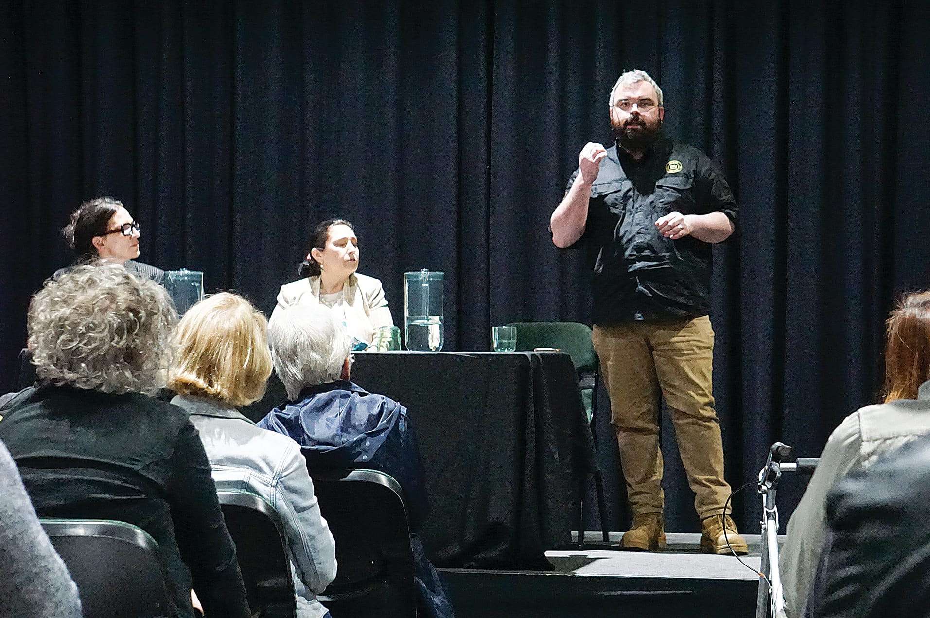 Michael Watson of the Electrical Trades Union of Australia, Victorian Branch, spoke of the enormous benefits renewable and offshore wind energy will have for the region.