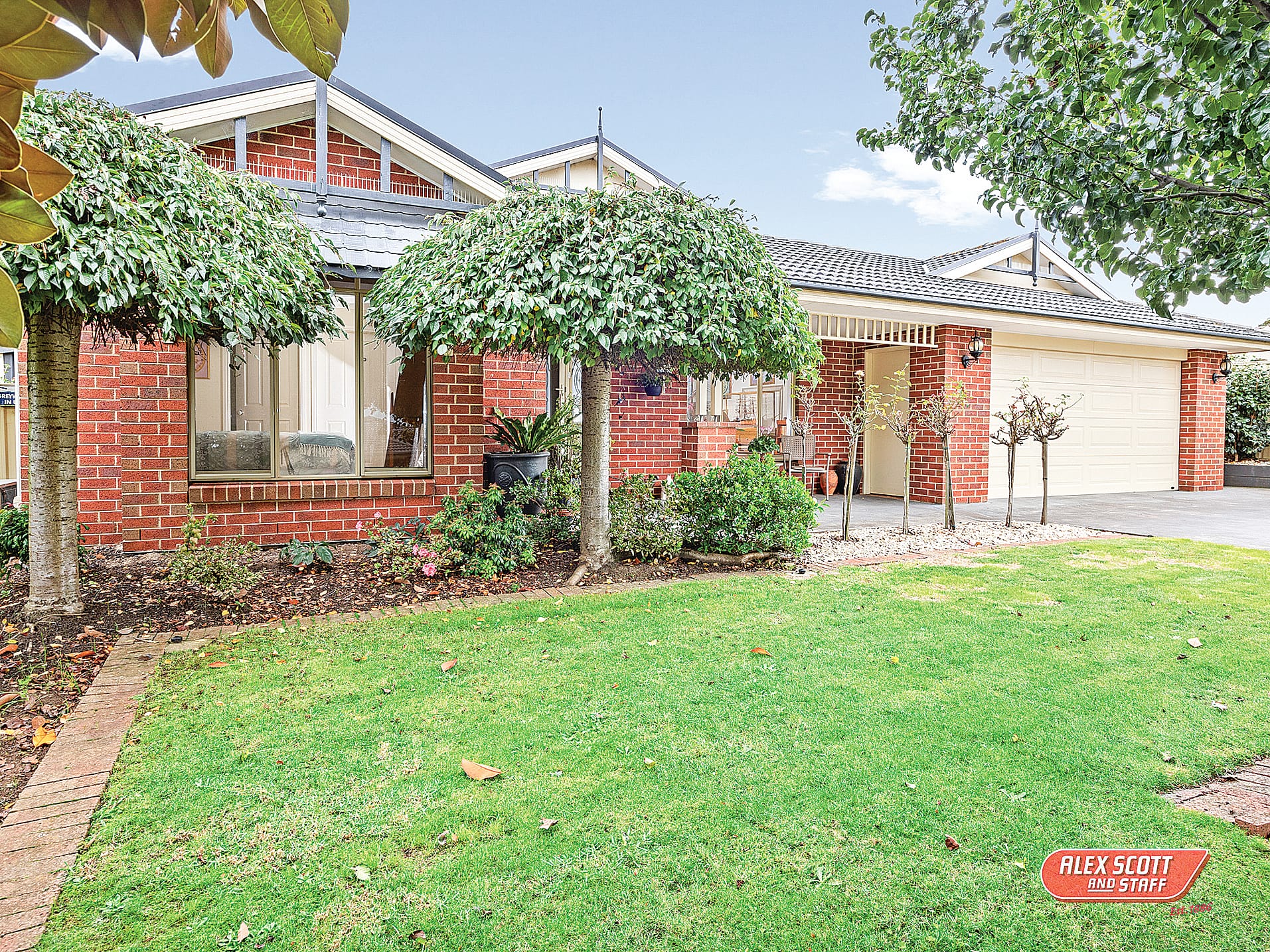 Family sized on flat block