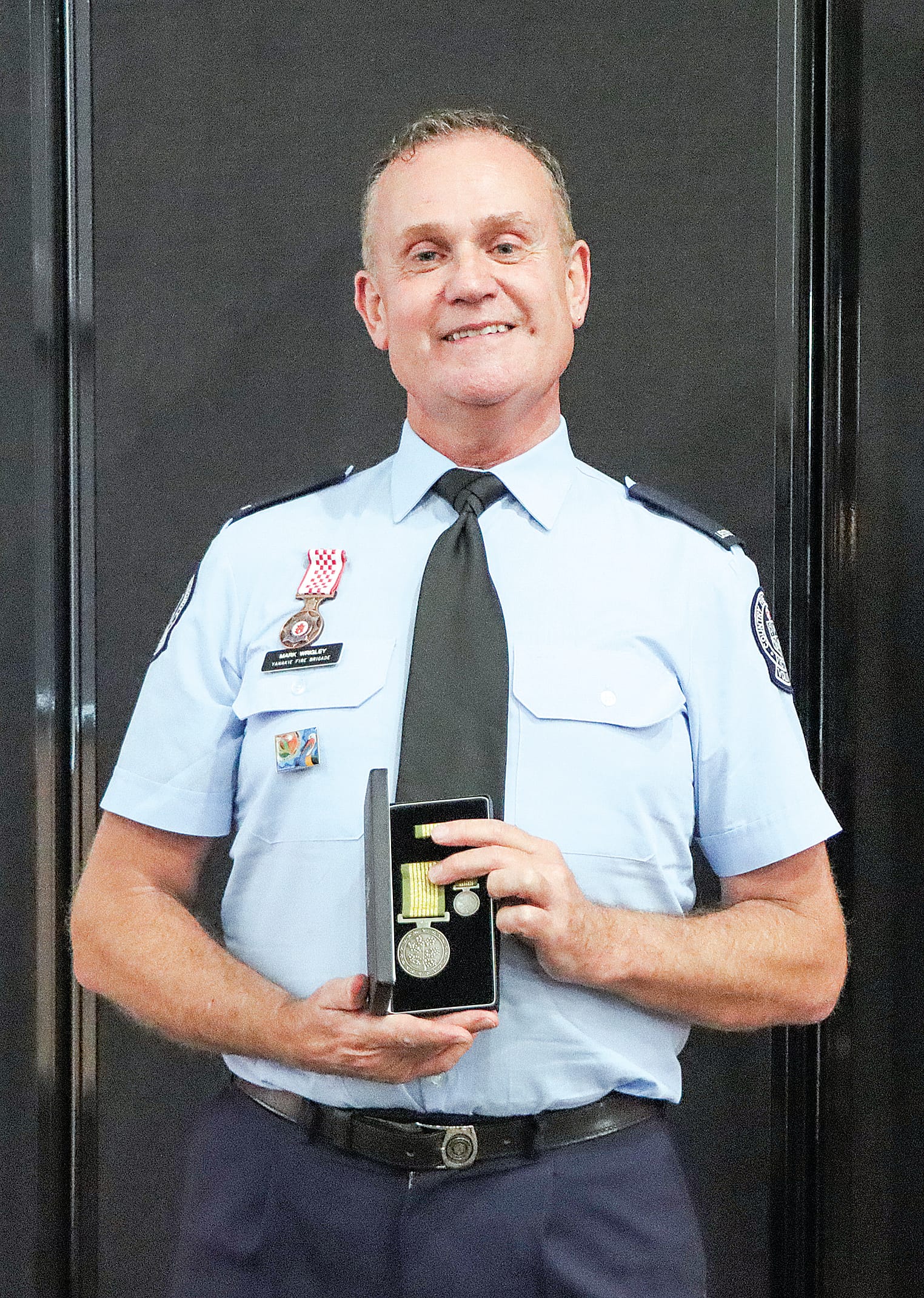 Yanakie Fire Brigade’s Mark Wrigley. A32_1623