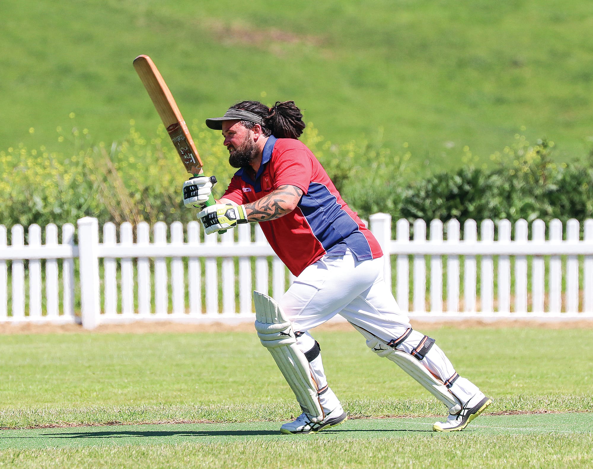 Glen Alvie Darcy Hale not out in round four with 58 runs against Nyora. Z40_4424