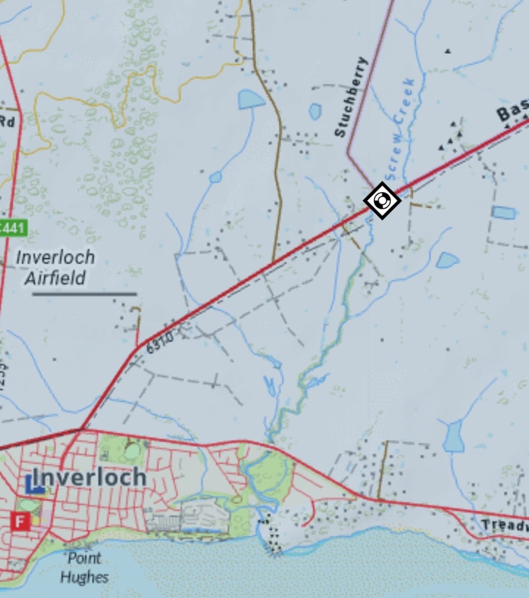 Car rollover on Bass Highway