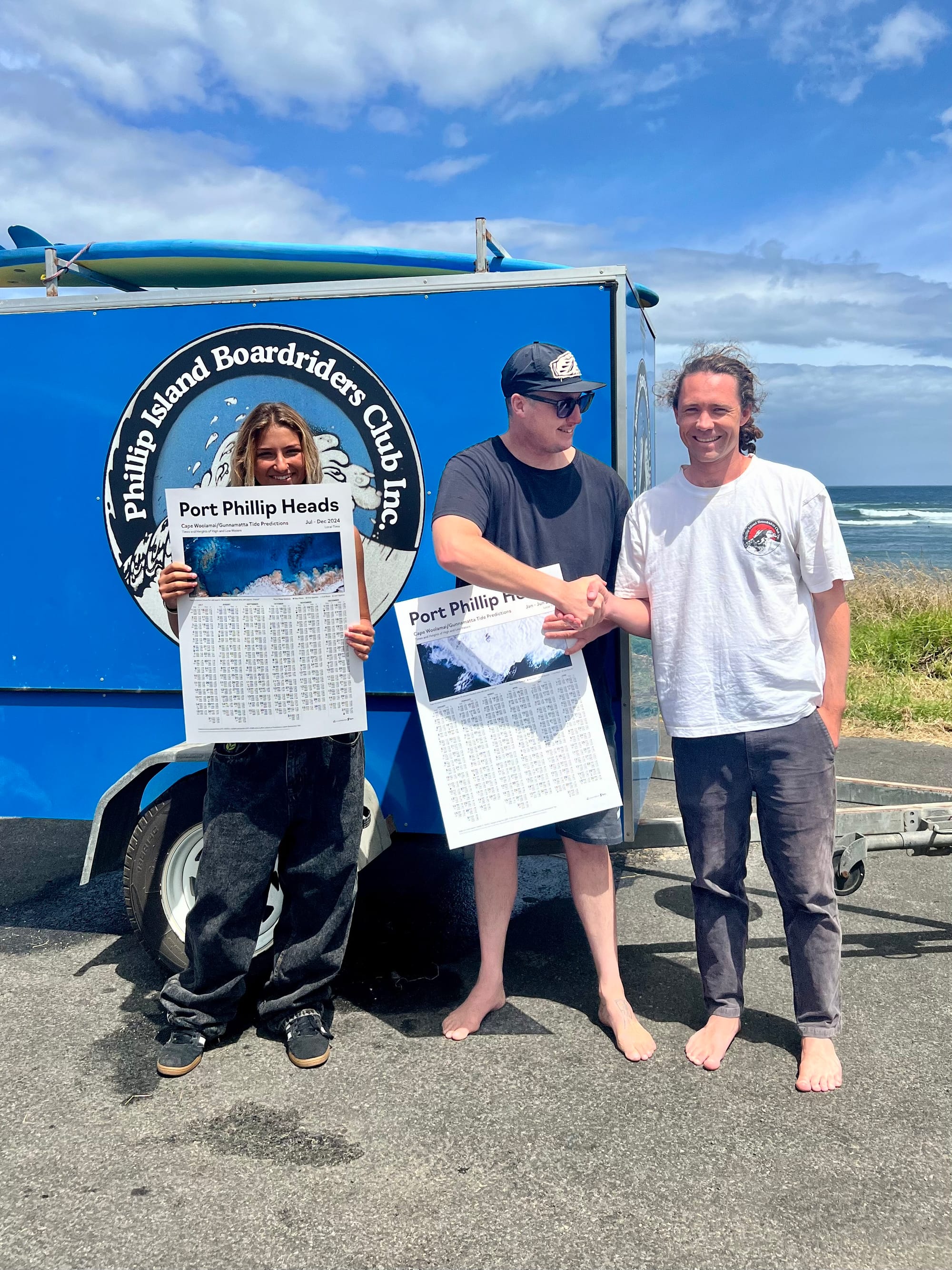 Evie Lutz, Eli Curry, and Sam Fullarton. Photo: Jo O'Reilly Stubbs. 