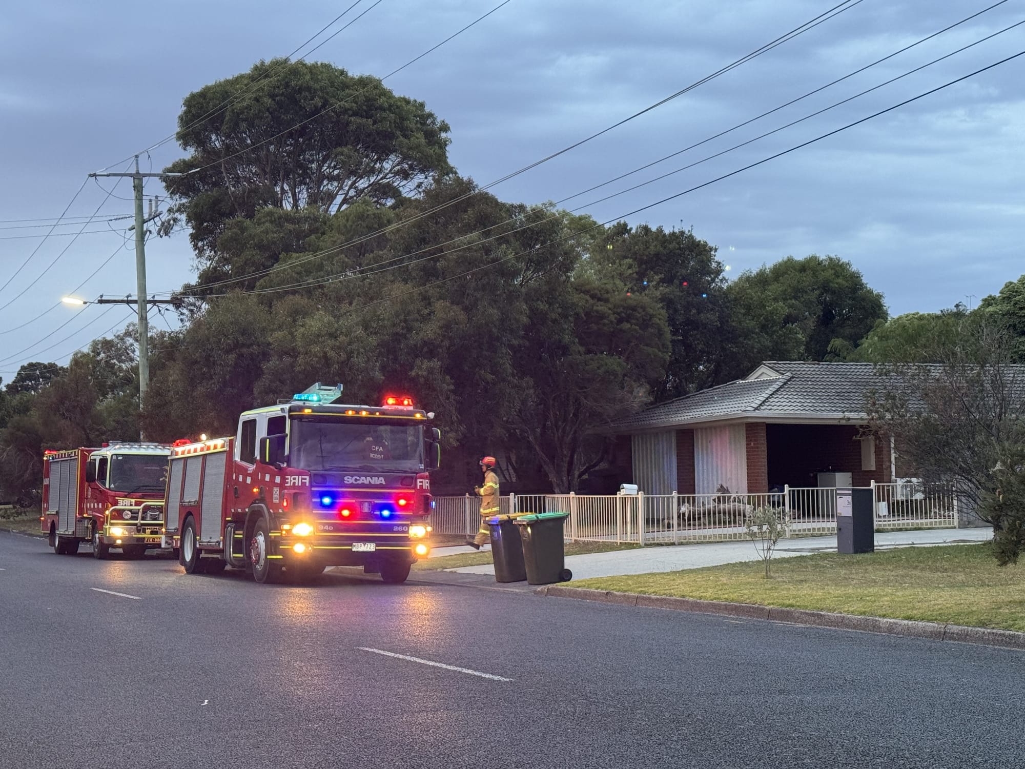 Wentworth Road fire likely an ‘illegal burn-off’, they say