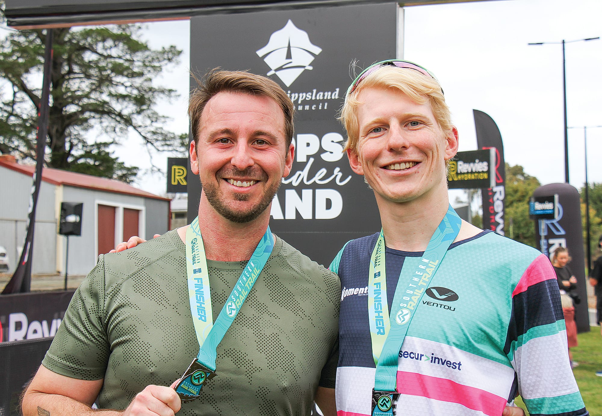 Dan Trotter and Benson Crick were competitors in the Southern Rail Trail Run at Leongatha. B96_2225