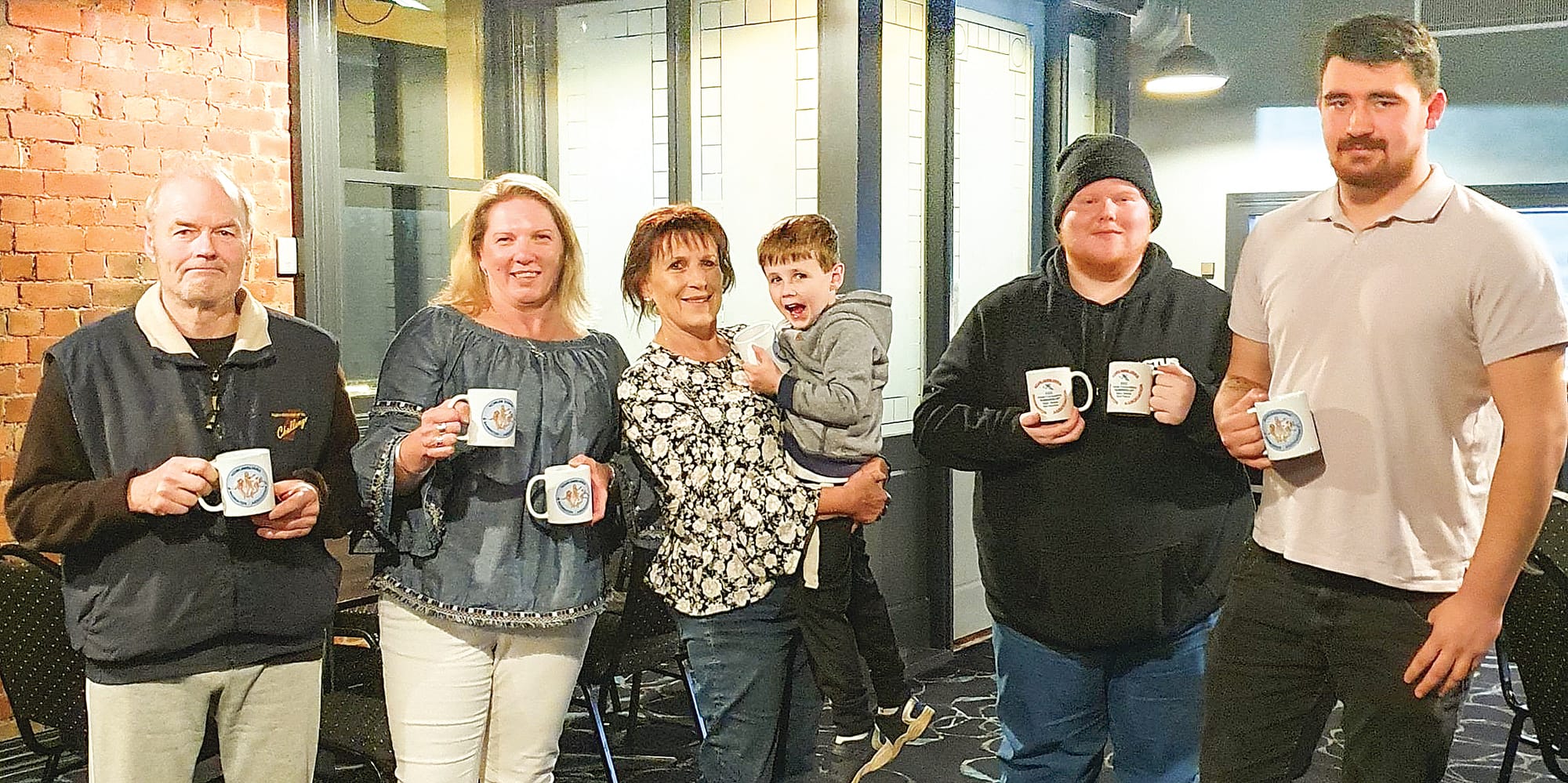 Runners Up, from left, Ian Cole, Tanya Tonkin, Angie Almond (Stanley Almond), Brad Peters, Jesse Orchard 
(absent – Paul O’Connor, Glen Burrows).