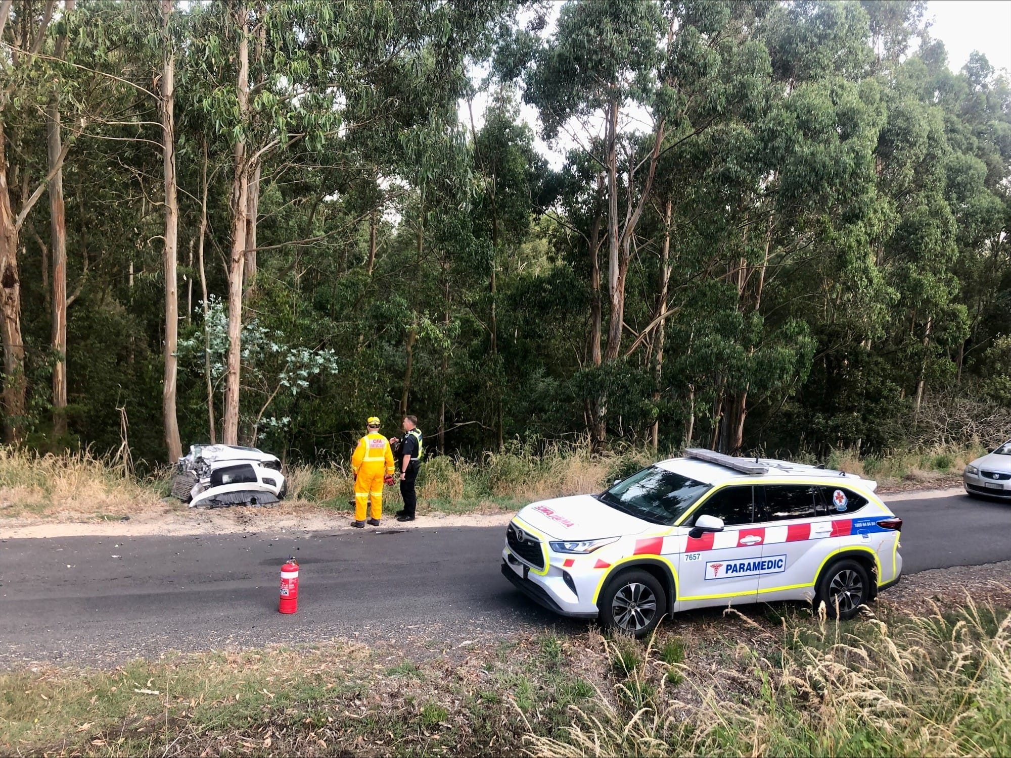 Ambulance Victoria, SES and Leongatha Police attended the scene where both drivers were taken to hospital in stable condition. 