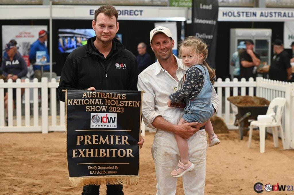 The Premier Exhibitor award at International Dairy Week was won by View Fort Holsteins, Tarwin.