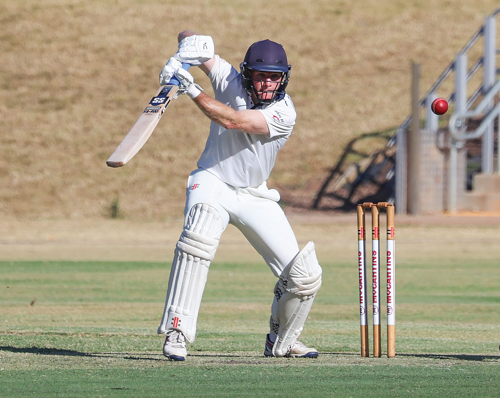 Mock played shots to all parts of the ground with 26 fours and three sixes in his innings of 185.