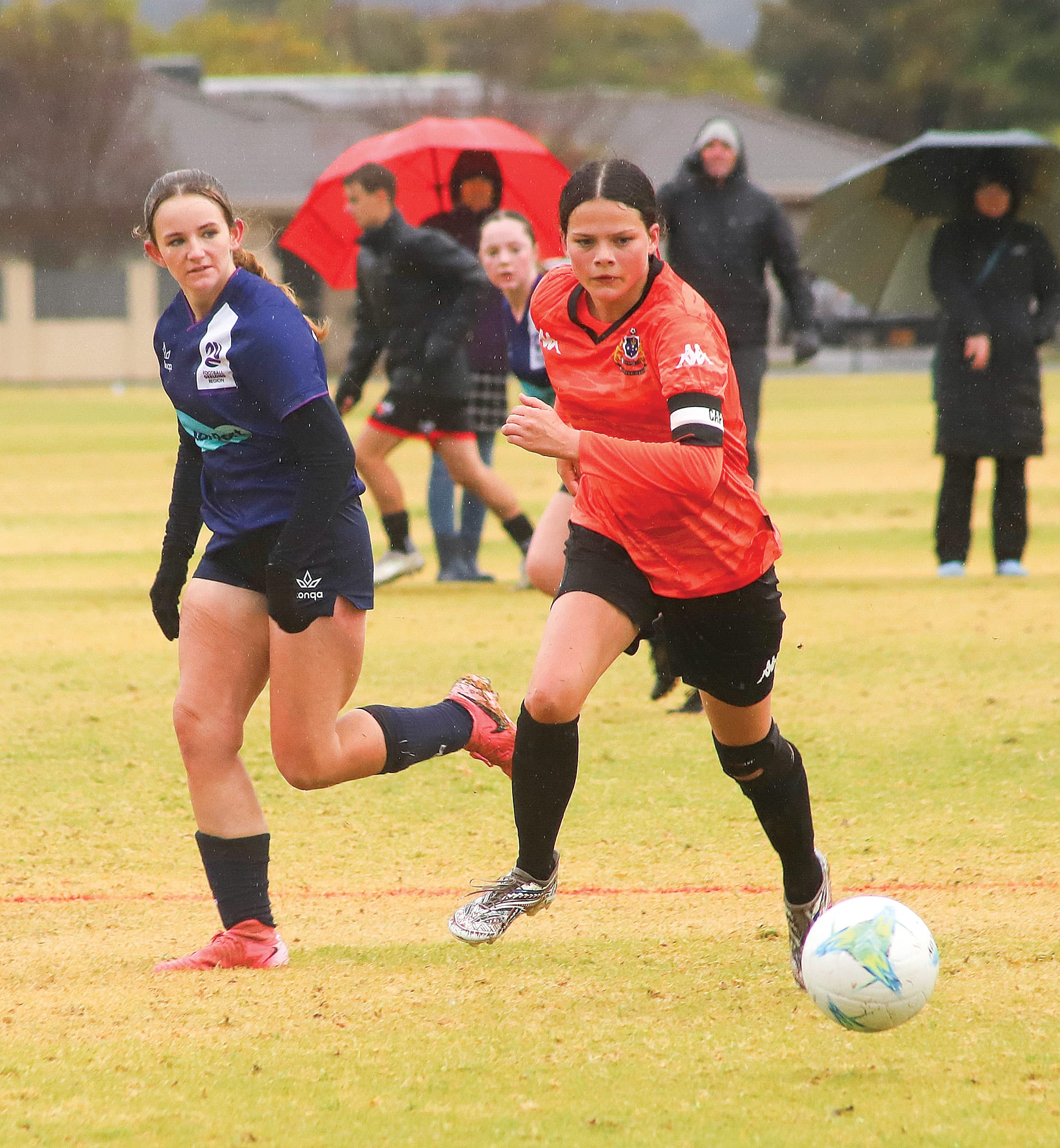 U16 Girls captain Brianna Purvis was a standout player across the tournament.