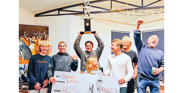 Island team wins surfing challenge