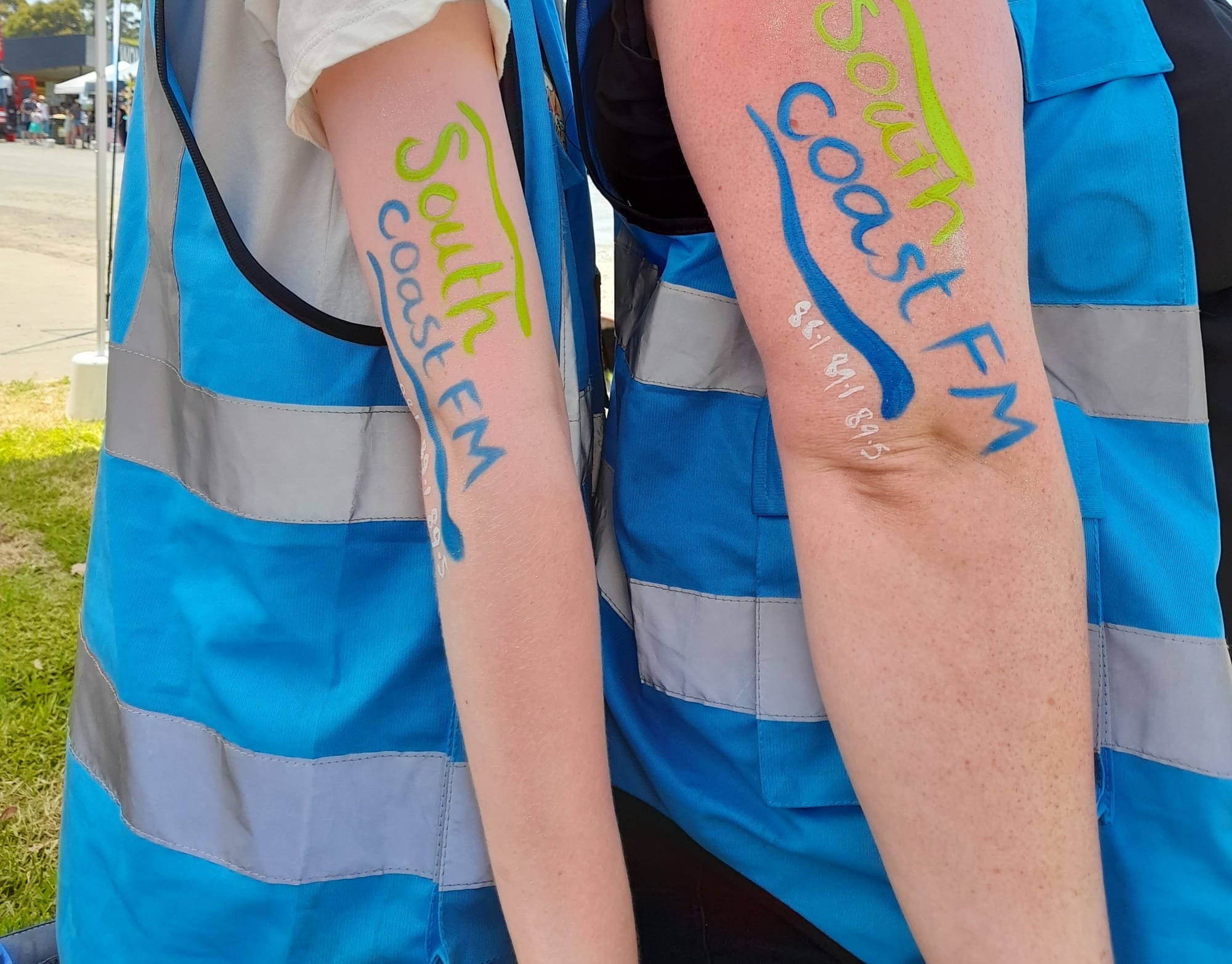 Cutaway detail: Call us 'South Coast FM'.