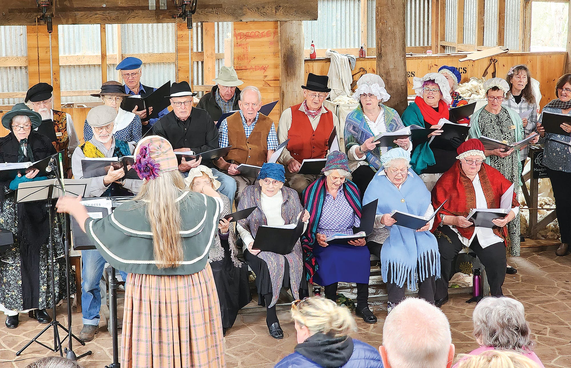 Take in the choir at Churchill Island. C03_3424