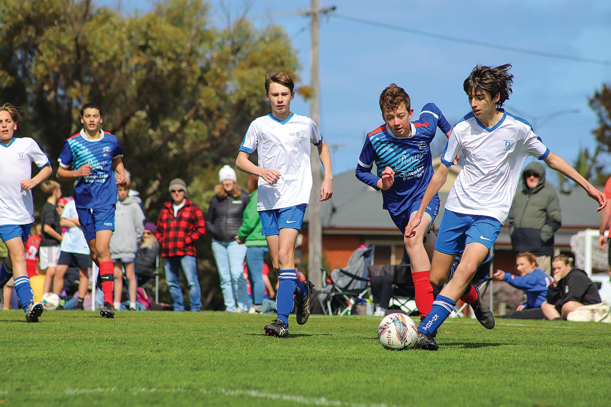 Leongatha’s Gabe was instrumental in Leongatha’s defence line up.