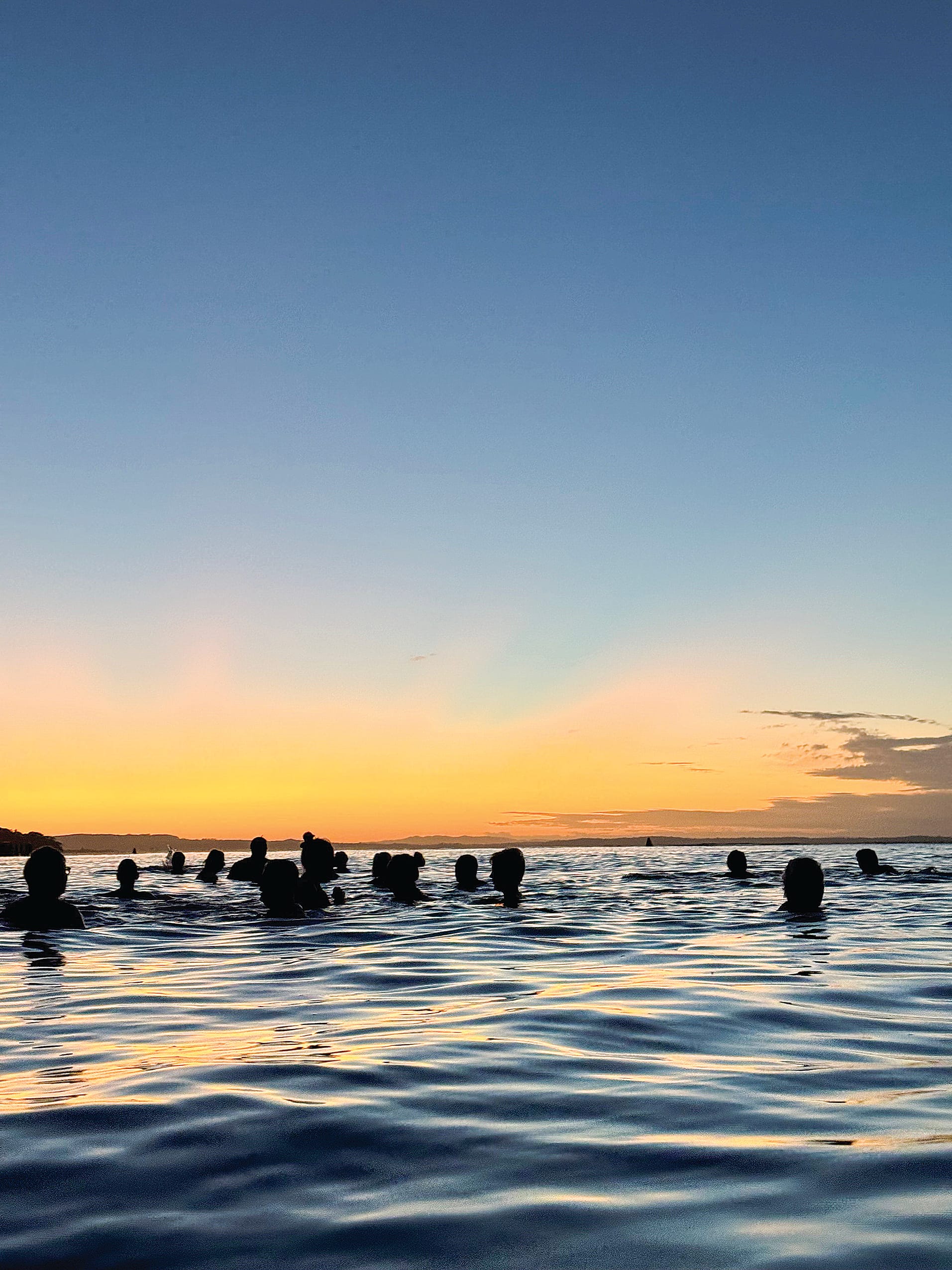 The Invy Dip Club meets on Saturday mornings outside the Inverloch Yacht Club.