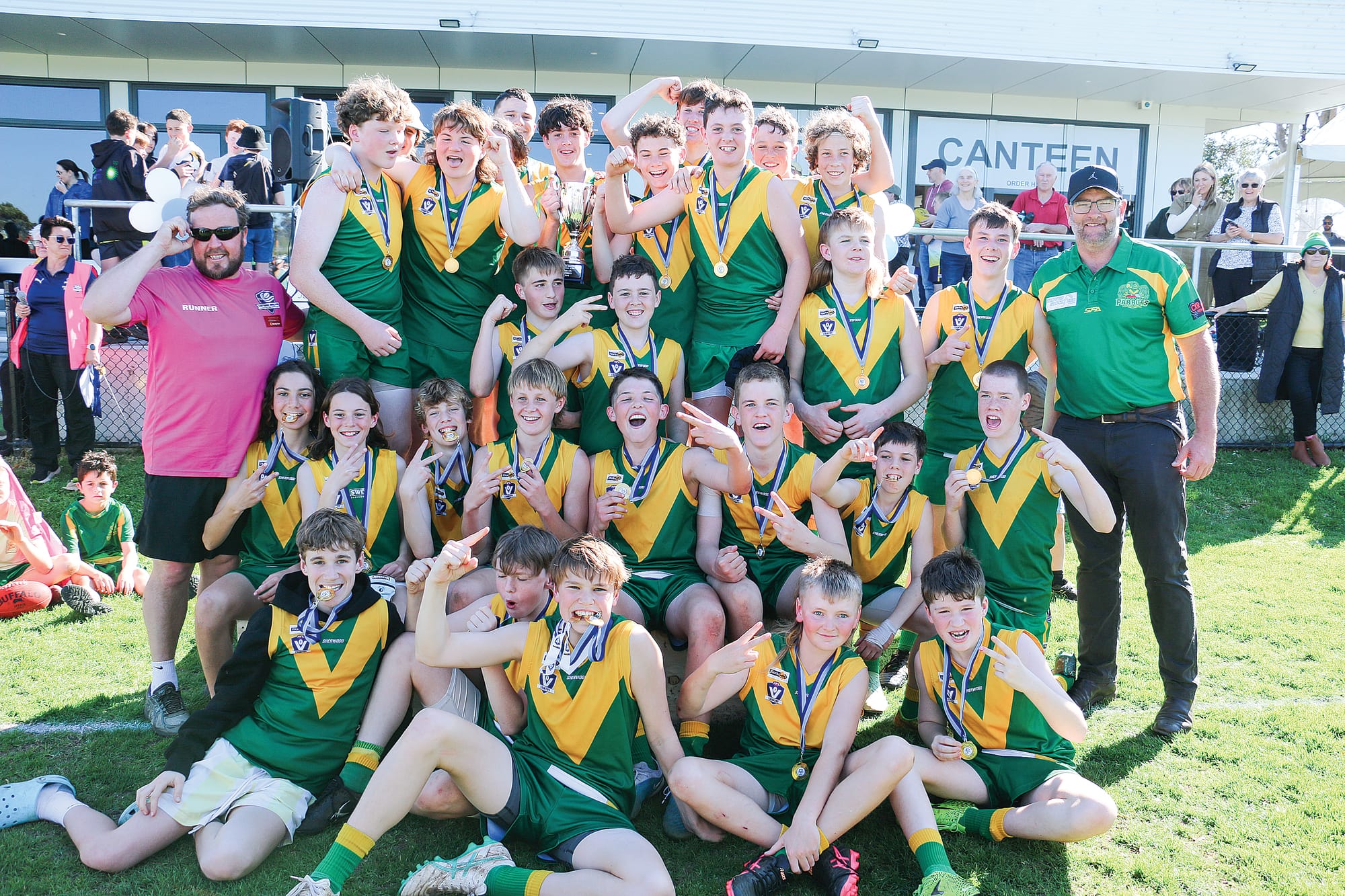 2024 U14 mixed premiers Leongatha. 