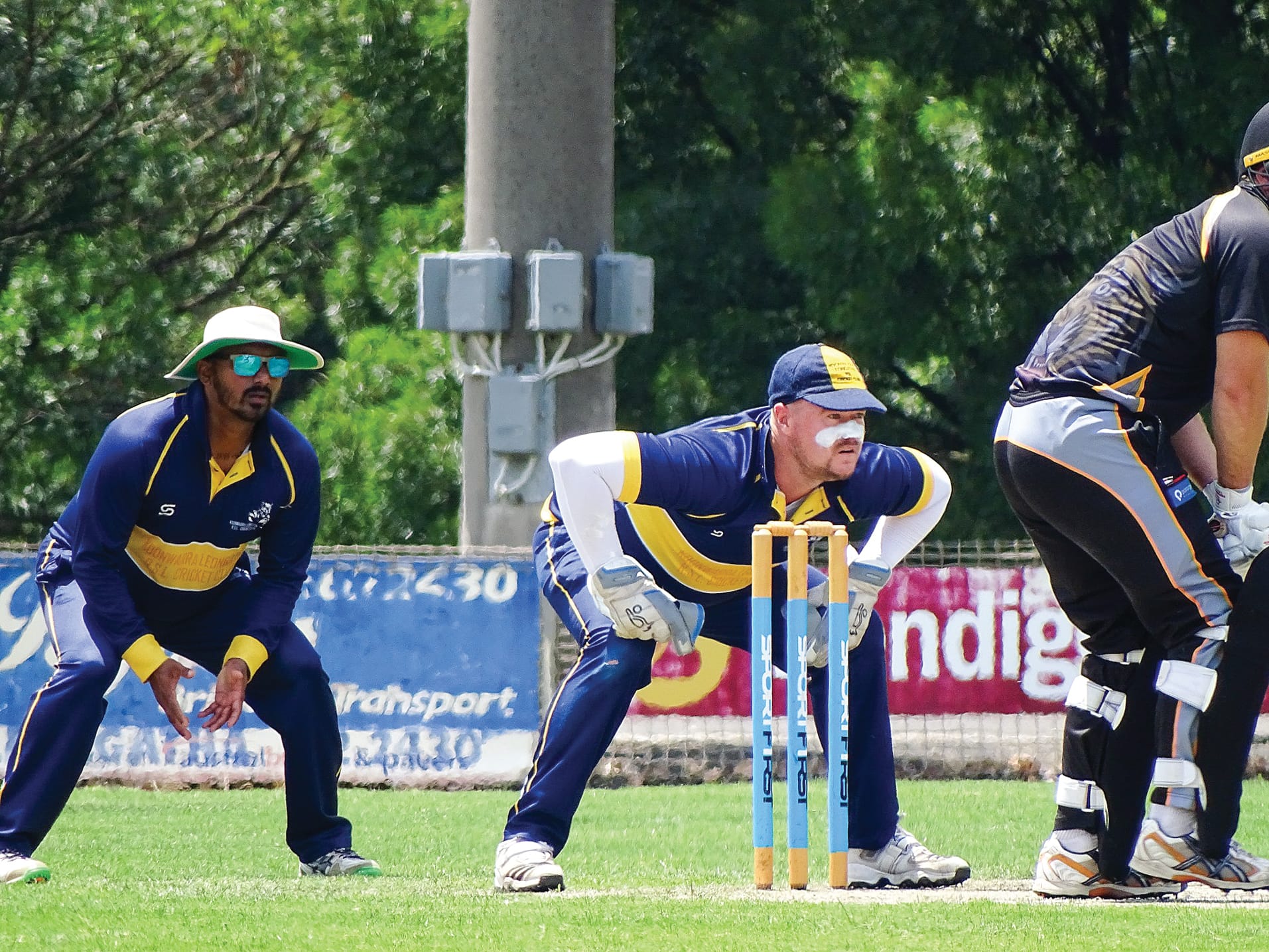 Jimmy Rushton wicket keeping for Koonwarra/LRSL. Photo: Jodie Arnup. 