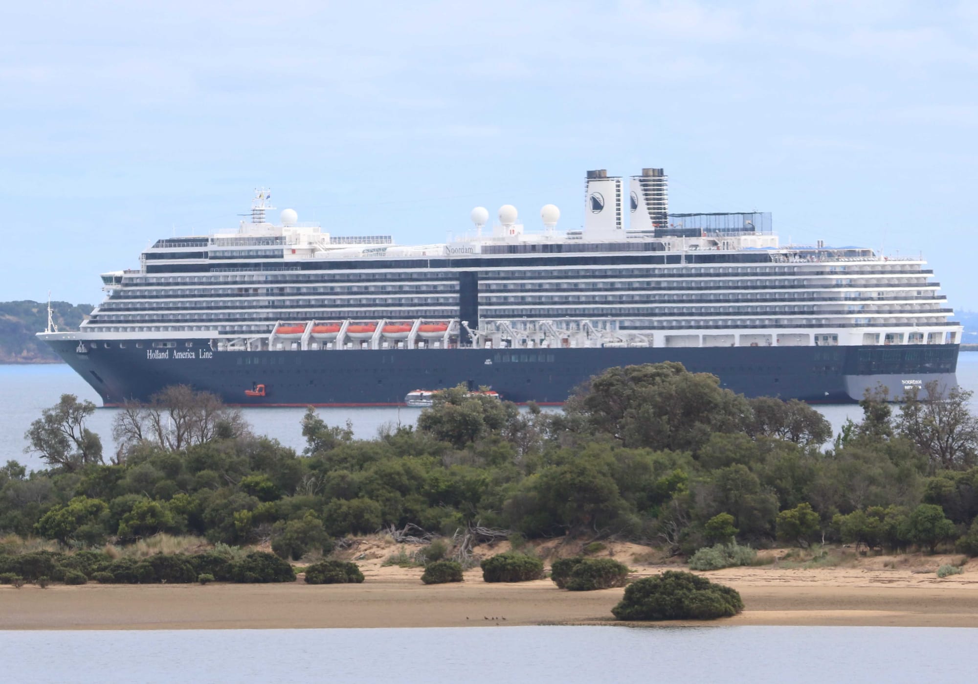 The Noordan at anchore off Rhyll.