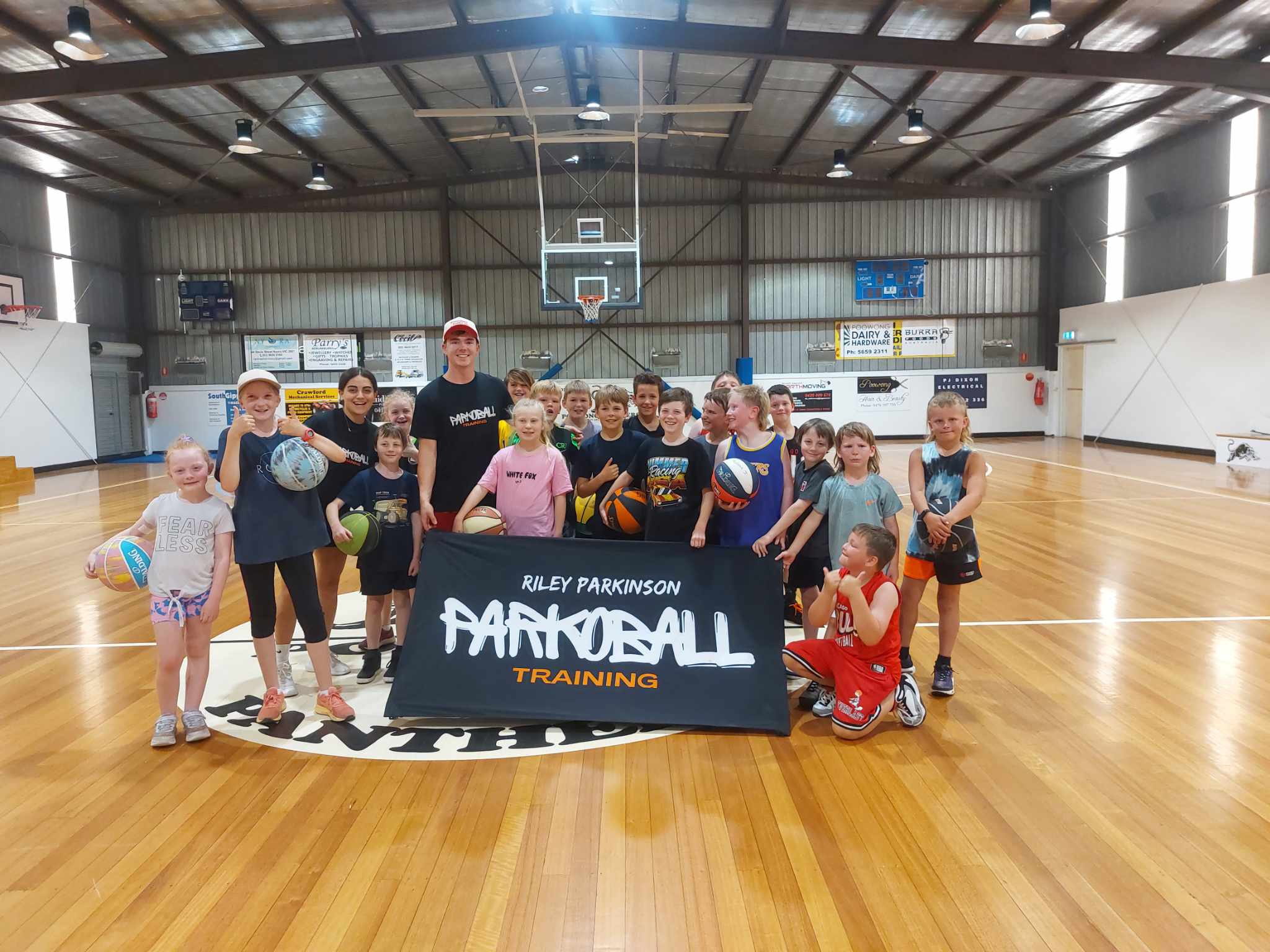 Maia Attenborough, Ted Adams, Tiffany Bastin, Lillian Bond, Marni Winkler, Jacob Brighton, Angus Campbell, Hamish Campbell, Oscar Campbell, Christopher Donnison, Eric Donnison, Darcy Gleeson, Oliver Gleeson, William Gleeson, Liam Hancock, Hudson Jackson, Amelia Norman, Dylan Rees, James Rees, and Logan Rossiter participated in the skills development day with Riley Parkinson and Emily Rizzotto. 