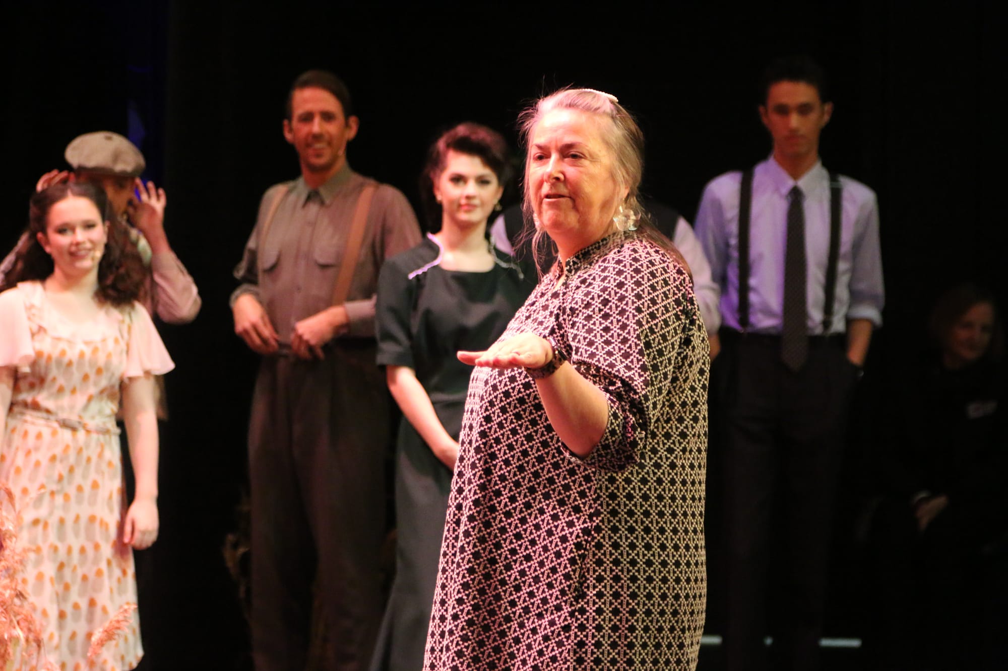 Time to have fun and chookas, as Director Karen Milkins-Hendry bids the final pointers ahead of opening night for Bright Star.