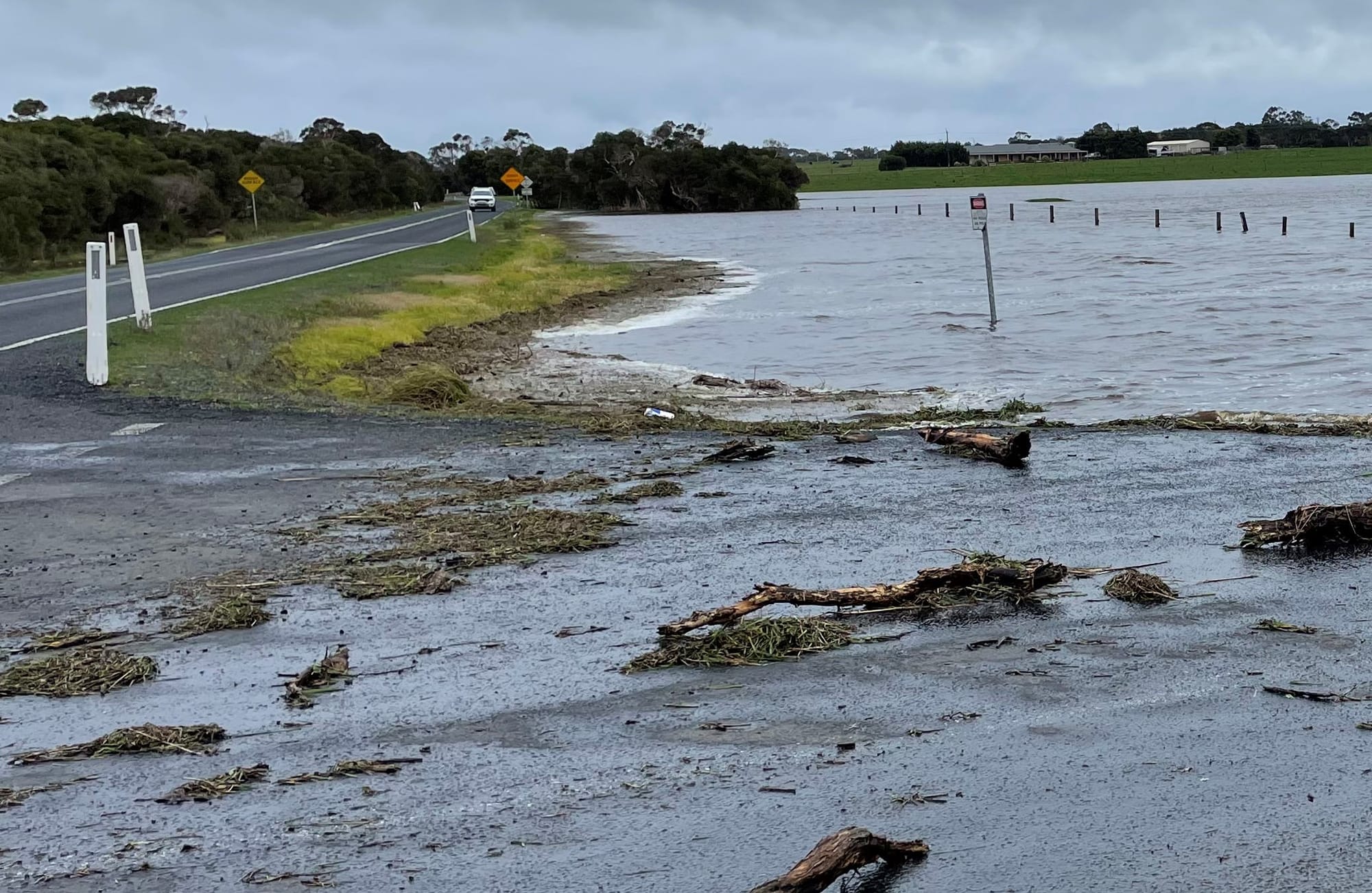 UPDATED: Extensive flooding, watch on high tide