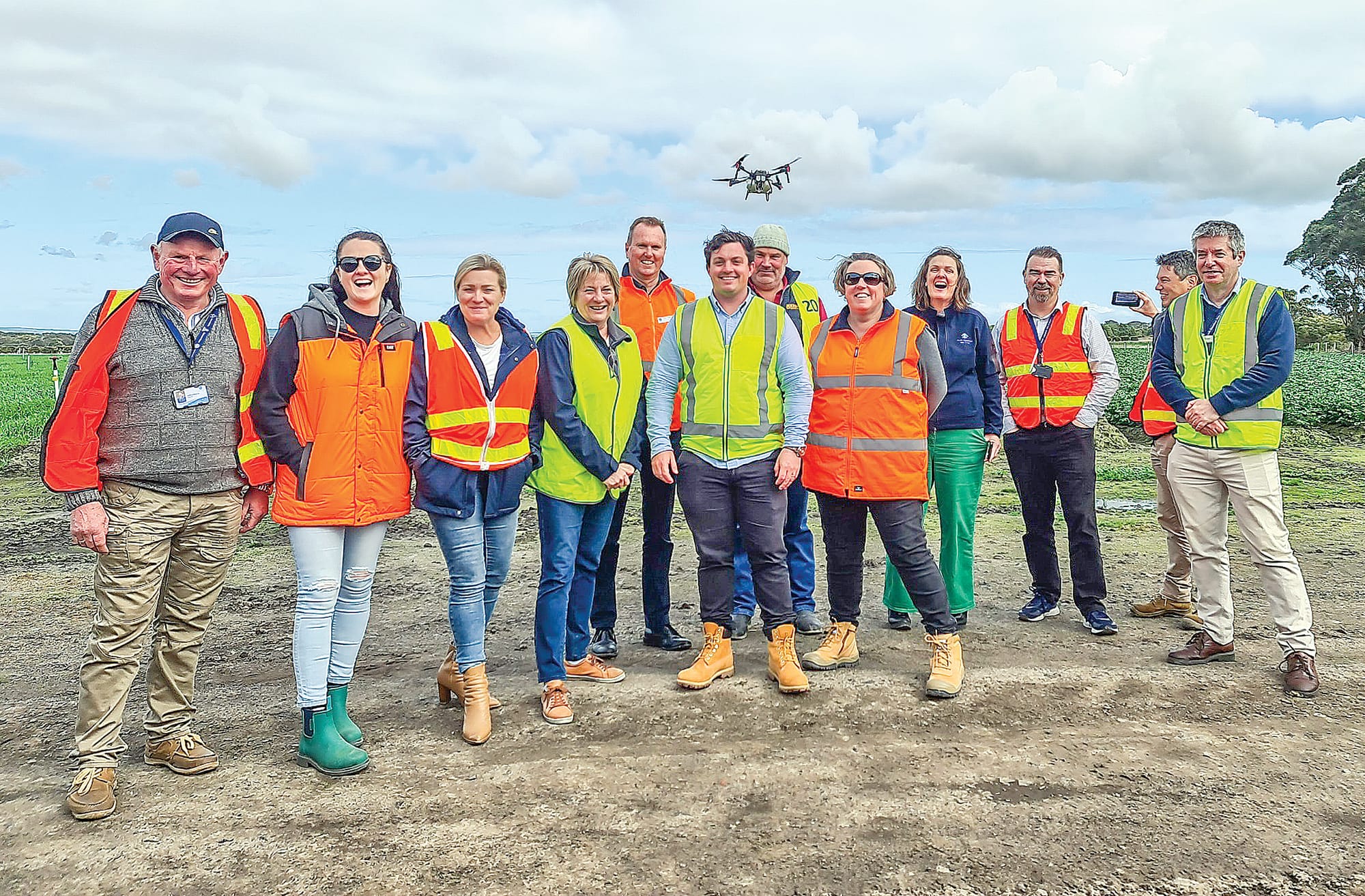 South Gippsland Shire councillors and council’s executive leadership team visit Schreurs & Sons in Tarwin Lower which combines agriculture and manufacturing.