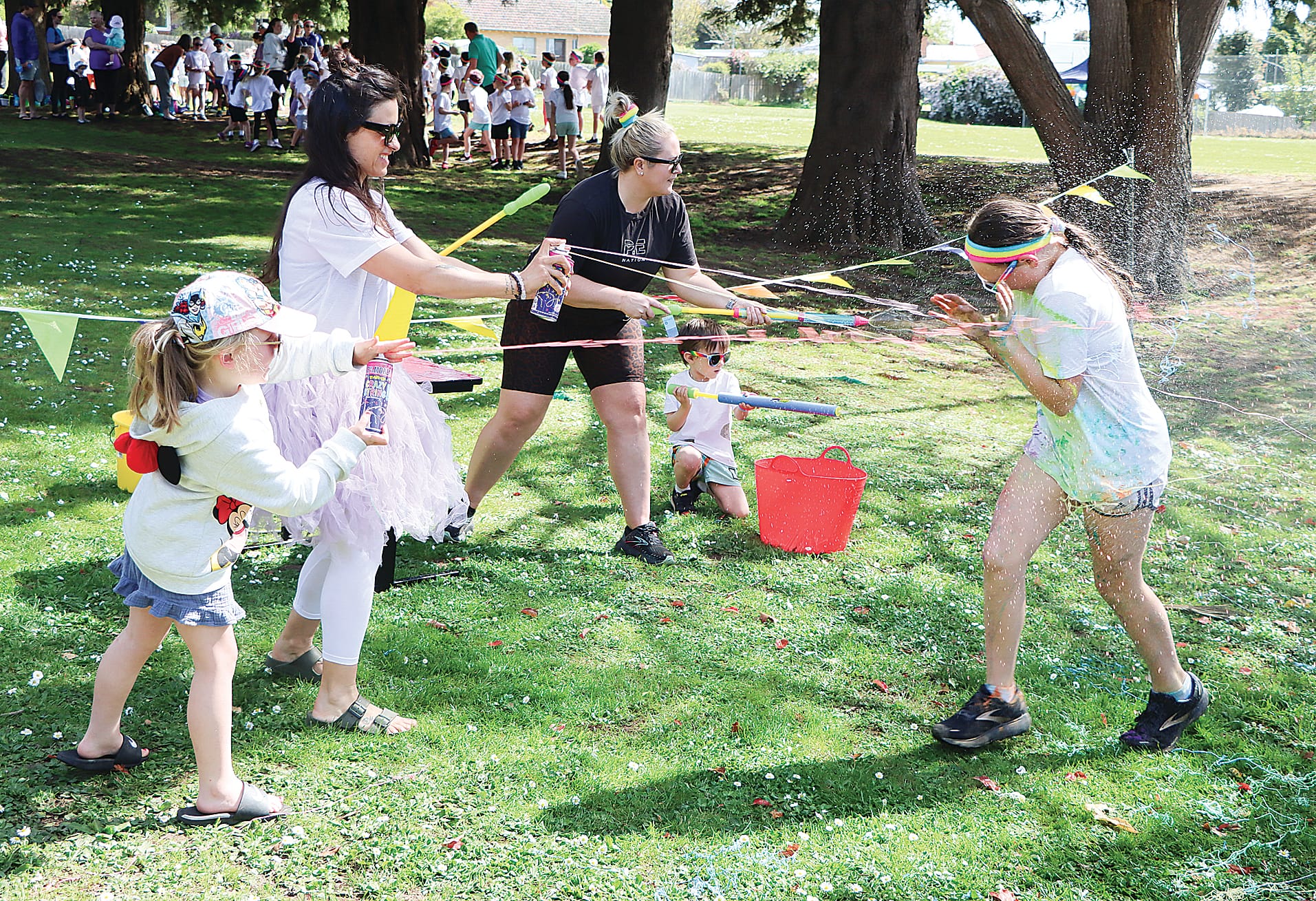 There’s no escape during the ‘Colour Run’.