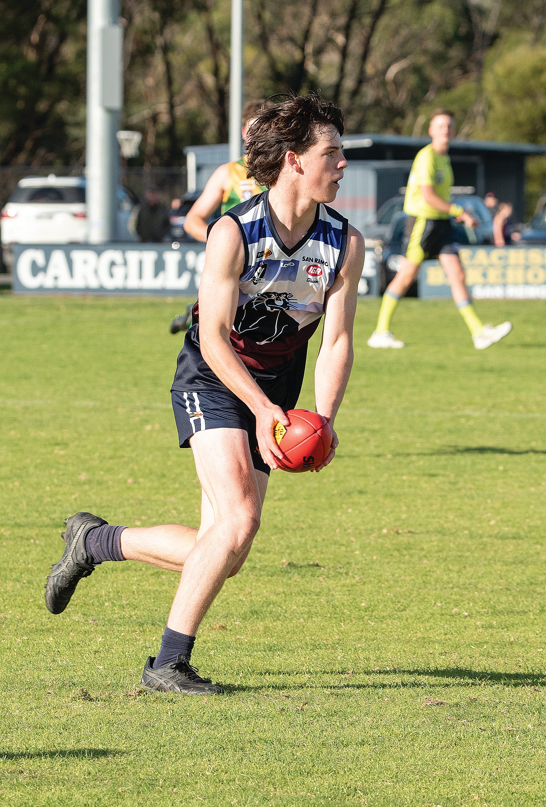 Kilcunda-Bass’ William Campbell looks forward for options.