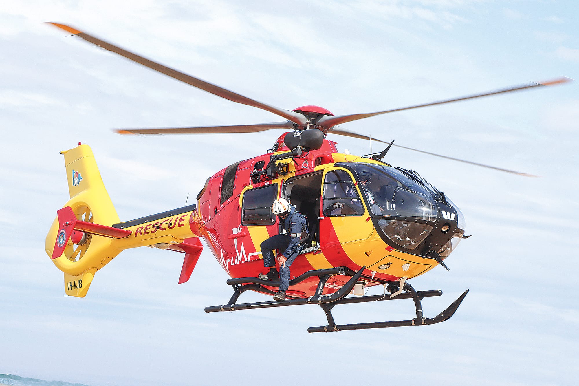 Venus Bay Nippers delighted with rescue chopper visit