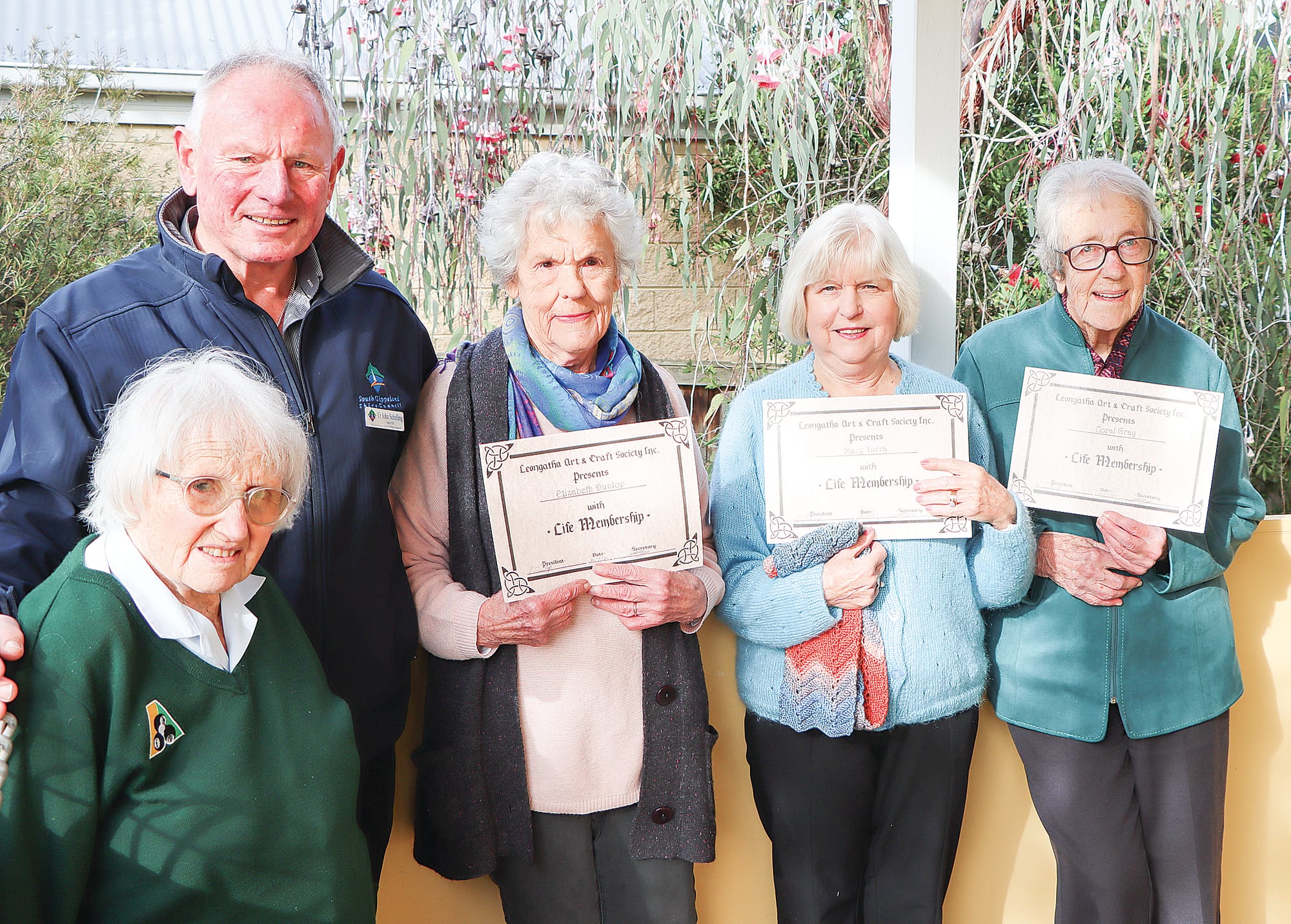 Triple recognition at Leongatha Art & Craft Society