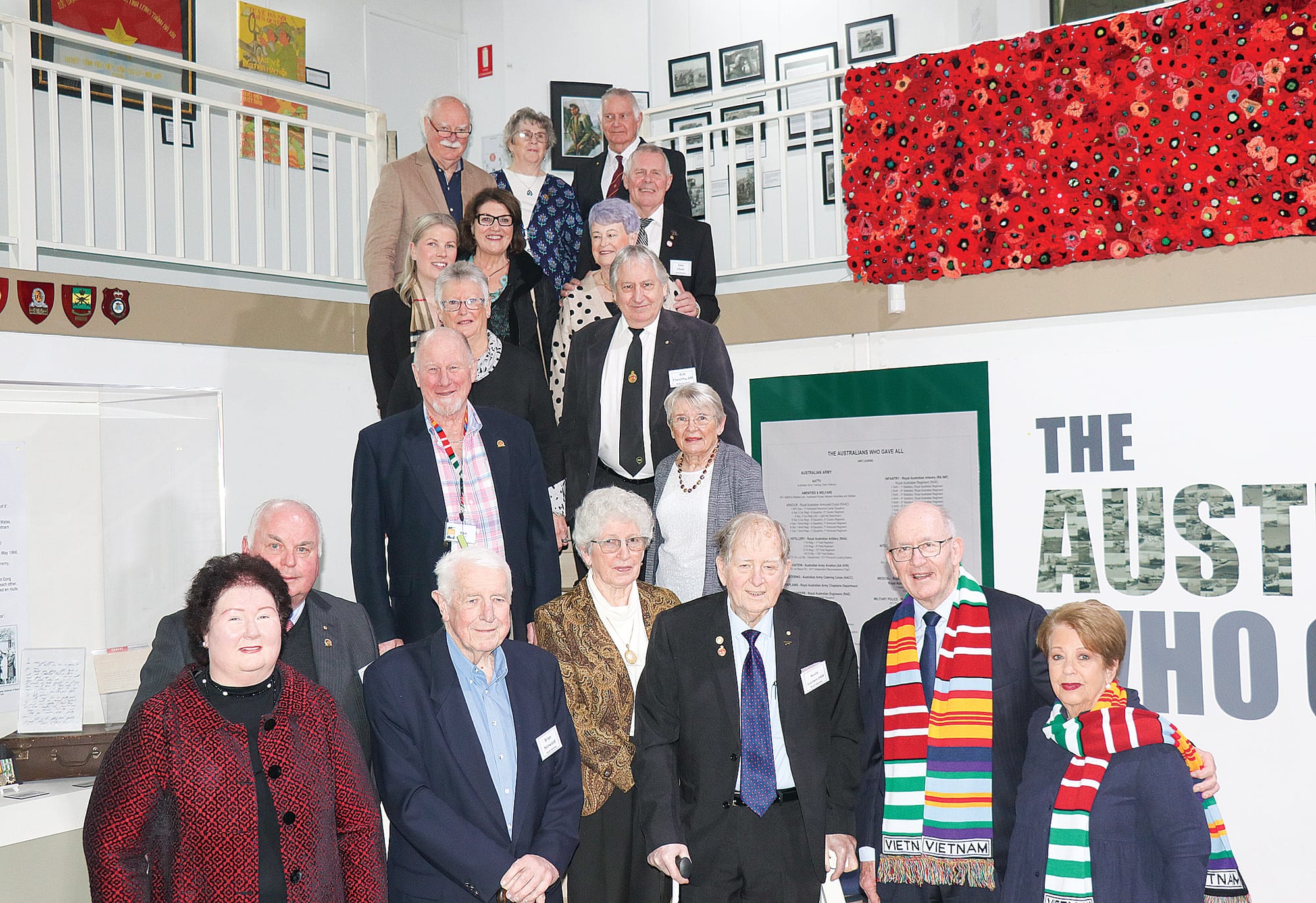 Arms wide open for distinguished guest at Vietnam Veterans Museum