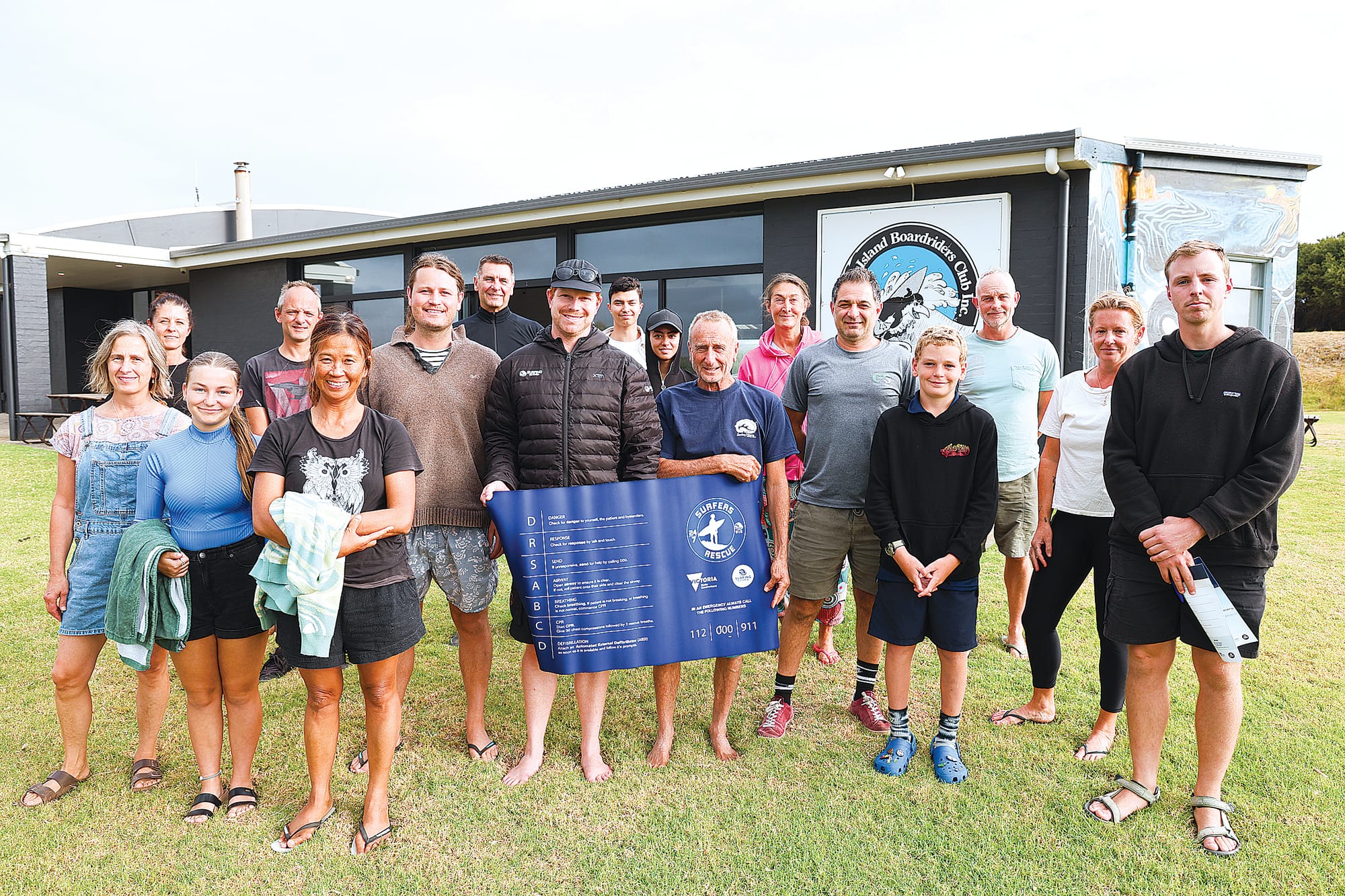 There was a good turn out of surfers for the rescue course put on by GippSports and local surfing clubs at the Phillip Island Boardriders Club last week. There was a similar turn out at Inverloch.
