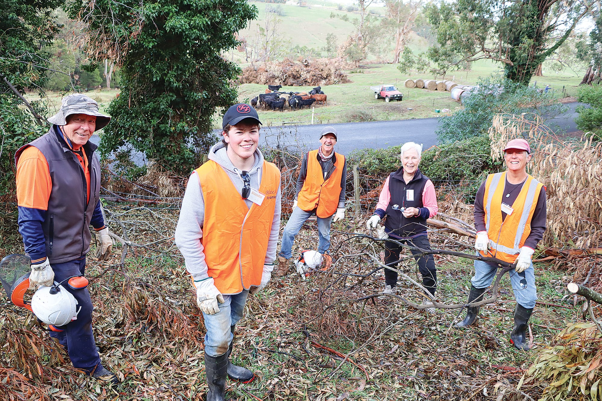 BlazeAid team happy to help in Mirboo North