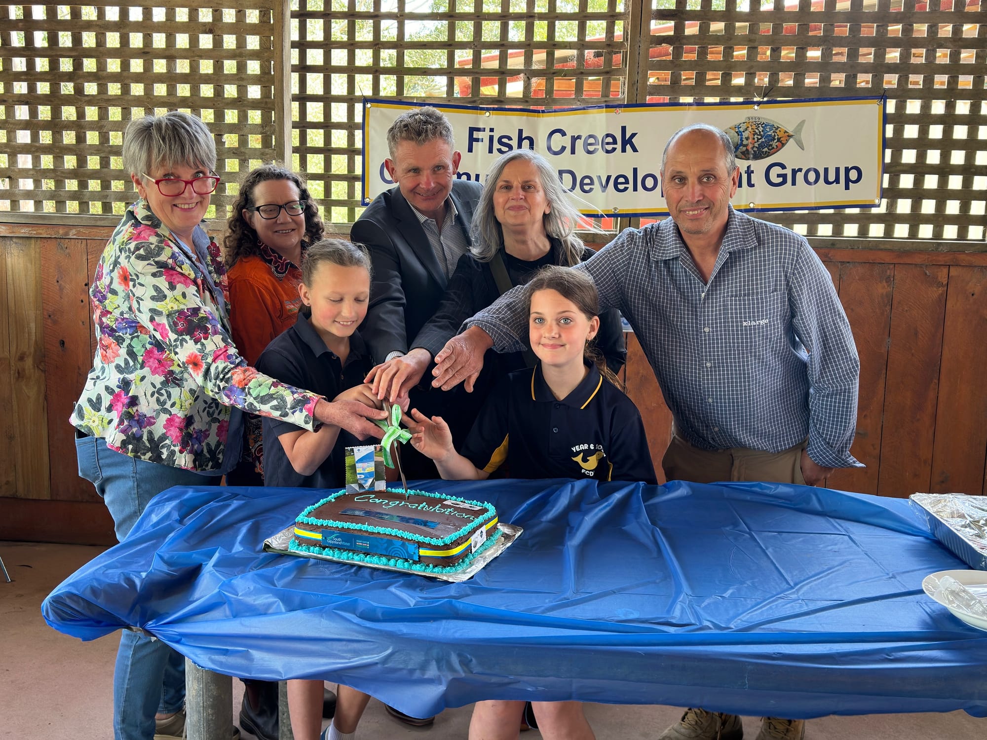 New fountain and $10k for Fish Creek