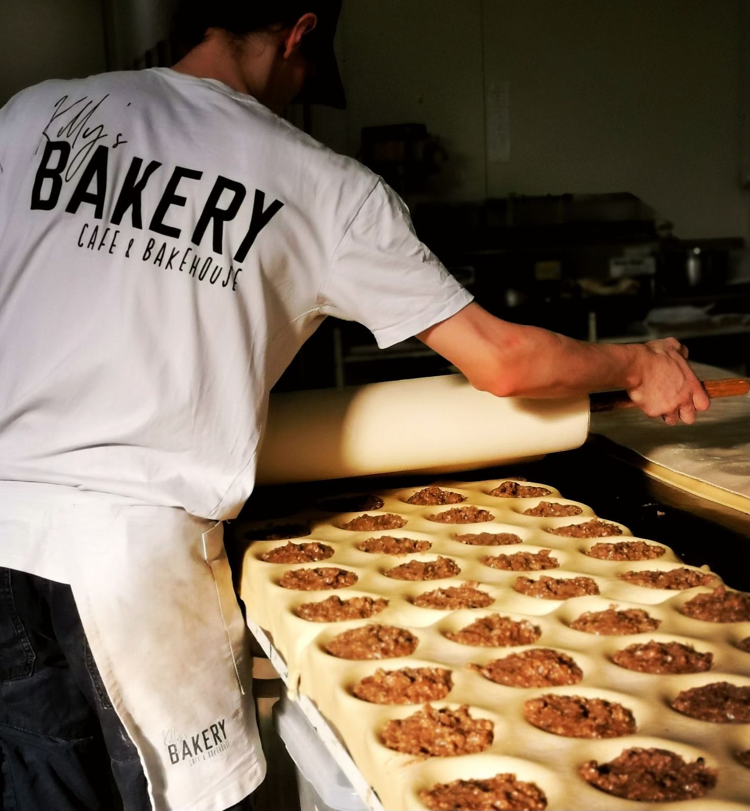 Award-winning pastries at Kelly's Bakery, Korumburra