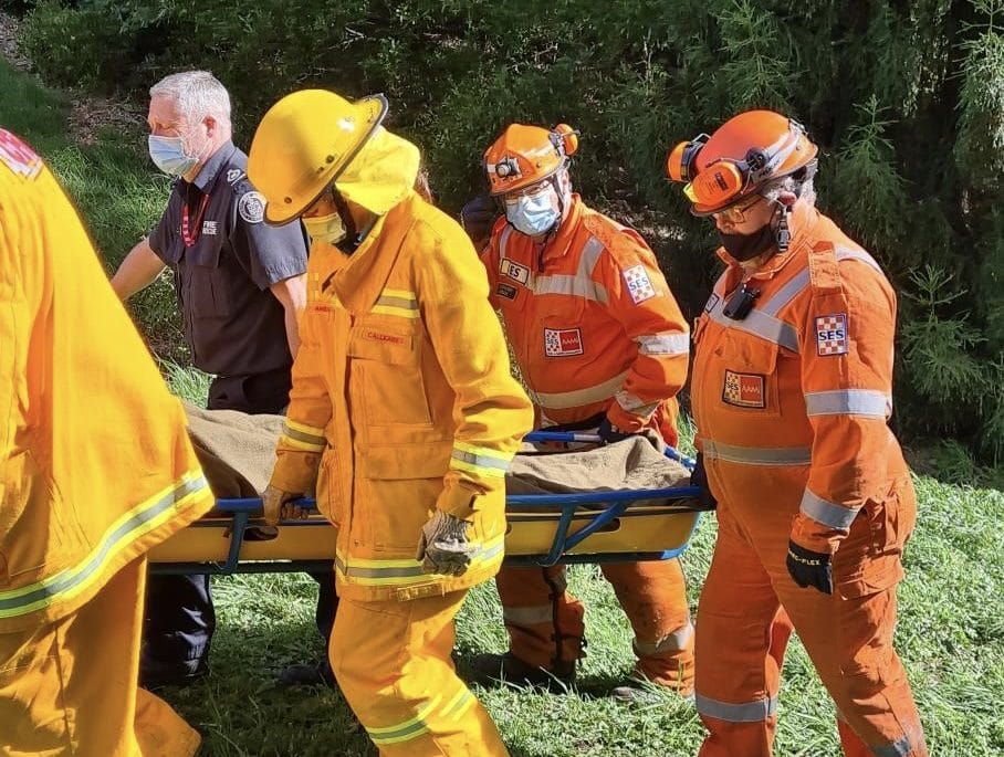 Incredible rescue to save trapped professor