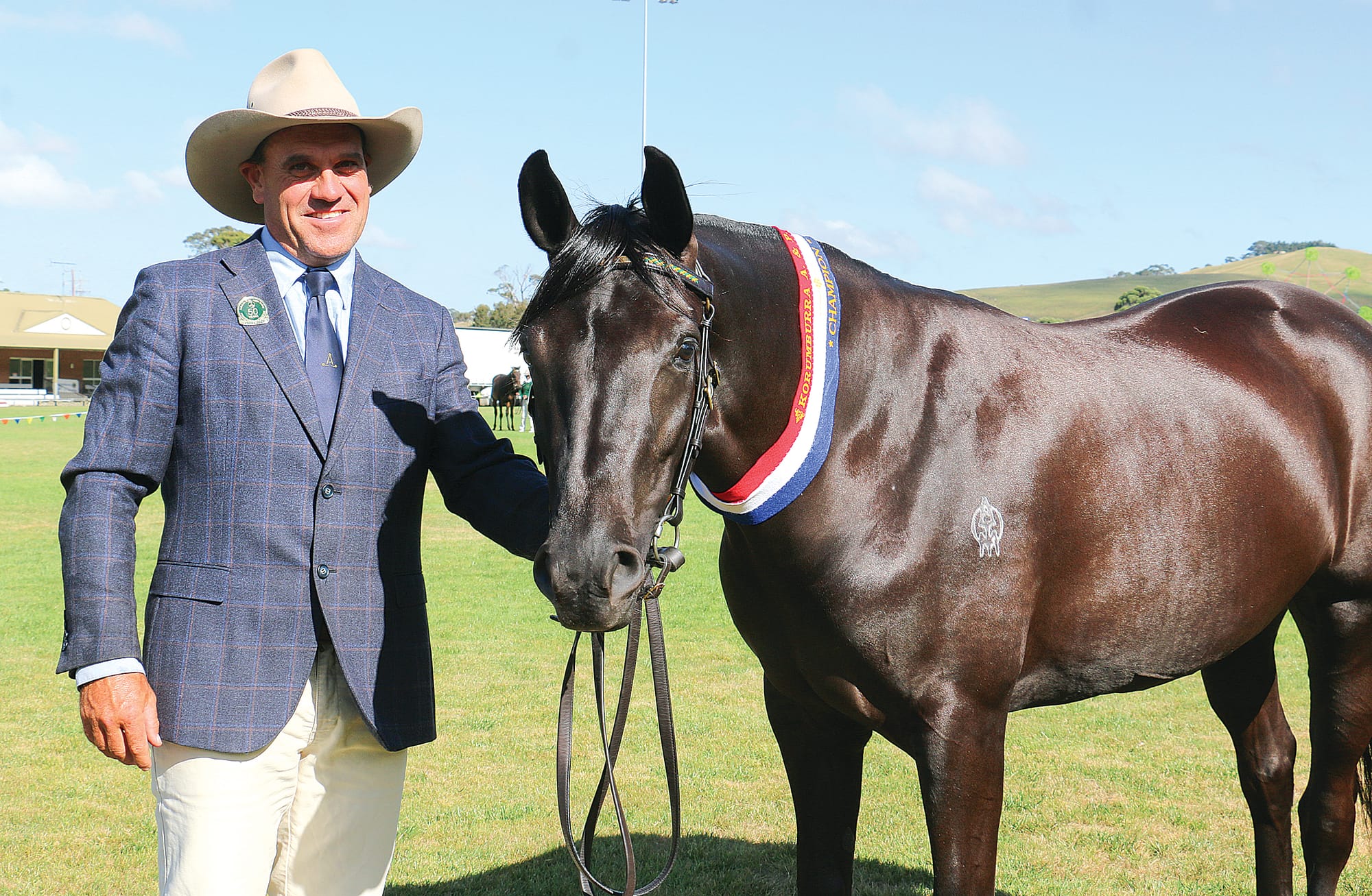 Lang Lang’s Justin Fry won Champion Junior Led Stock Horse with Oakton Lodge Sudden Empress at the Korumburra Show.