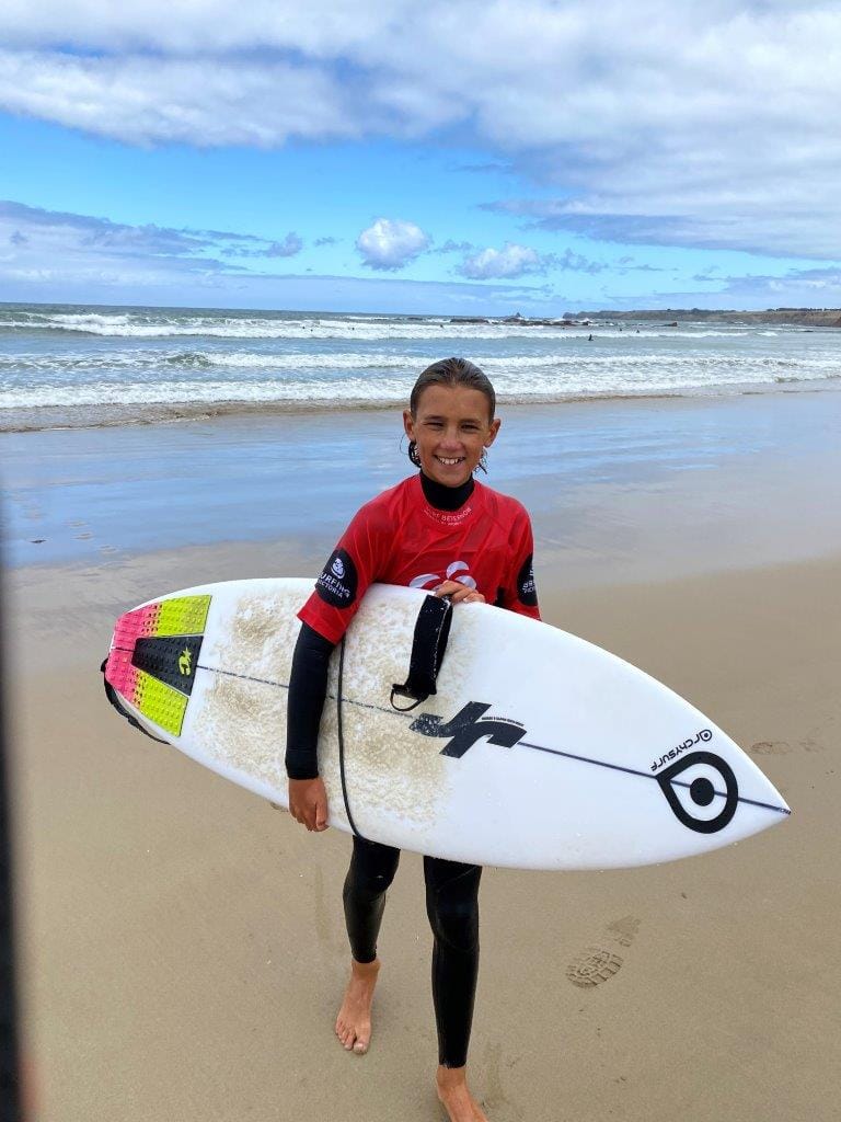 Arch Rayner of Inverloch was second in Round 1 of the Boys Under 14 State Titles at Phillip Island.