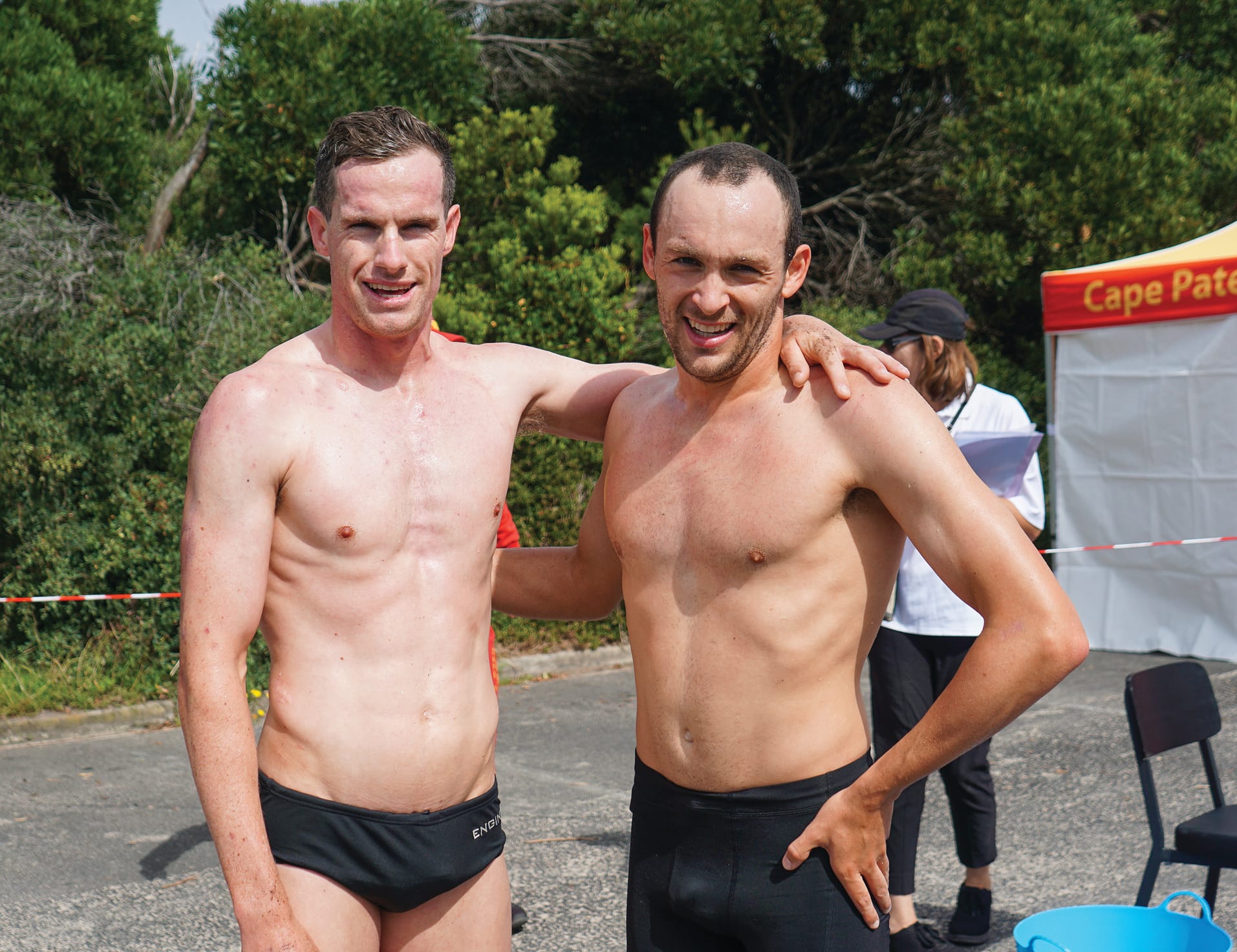 It was all smiles for Callum and Chris who came first and second respectively. Ns32_0424
