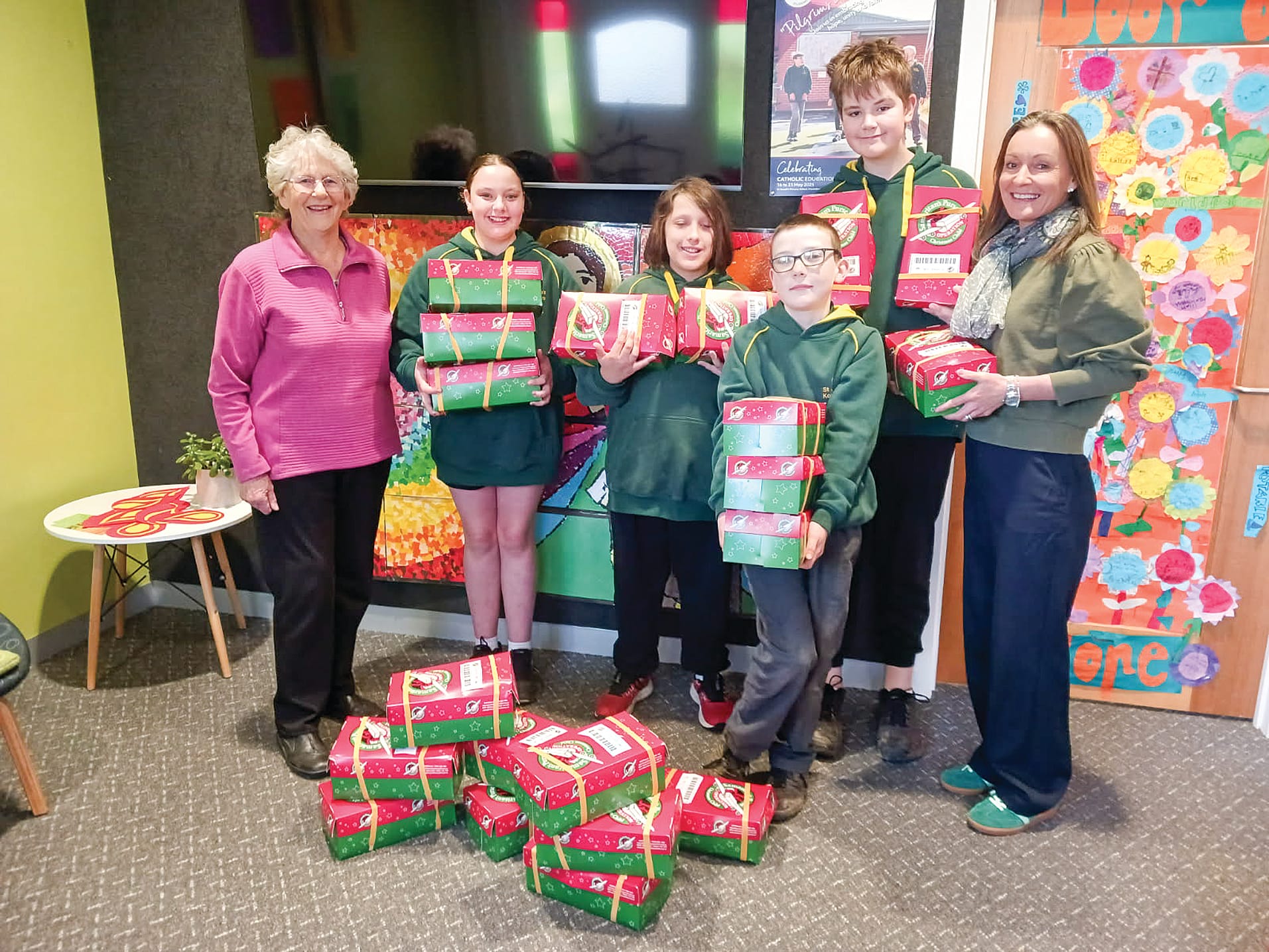 St Joseph’s students donate Christmas gifts for kids