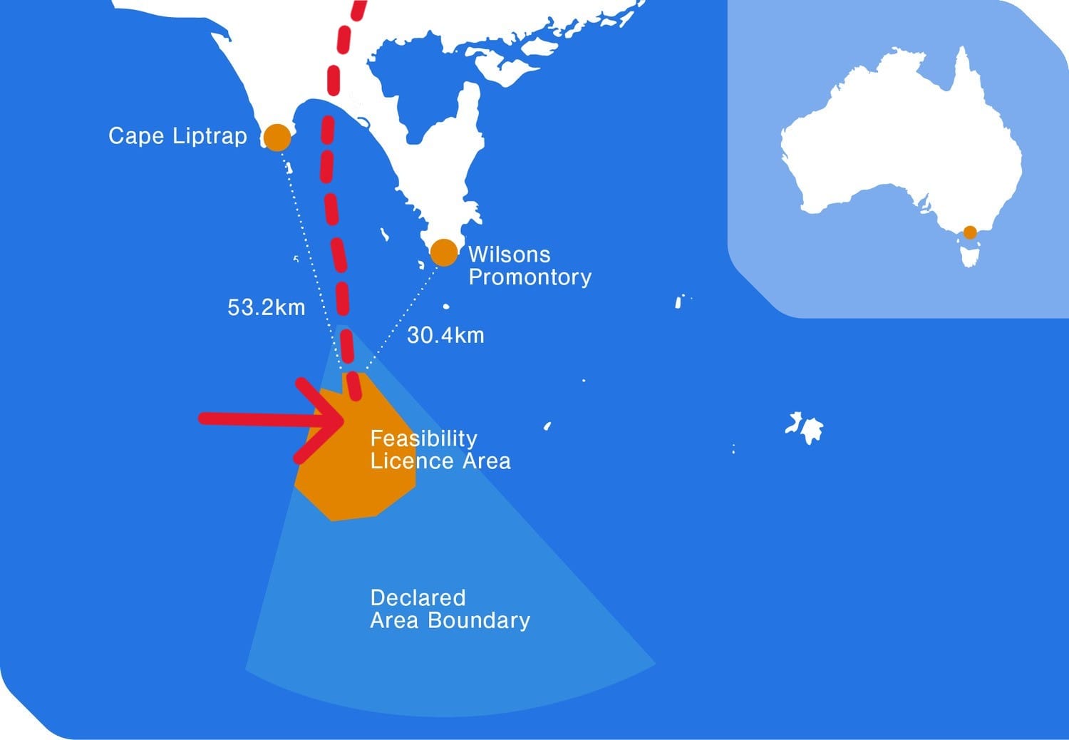 Wind farm transmission towers for Waratah Bay, they say