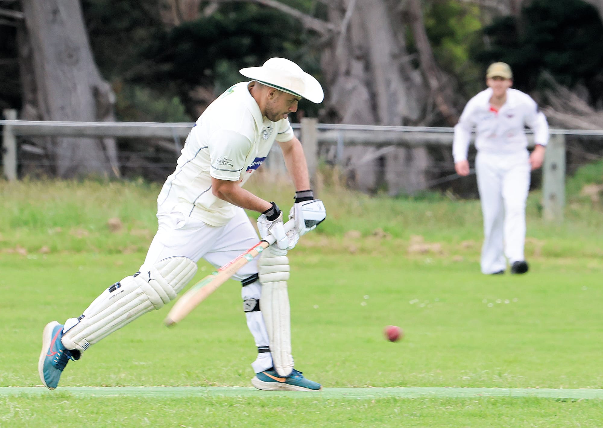 Kilcunda-Bass’s Darcy Clay kept his head while wickets were falling around him and went on to make stoic half century against a well-resourced Inverloch attack in C Grade at Bass on Saturday.