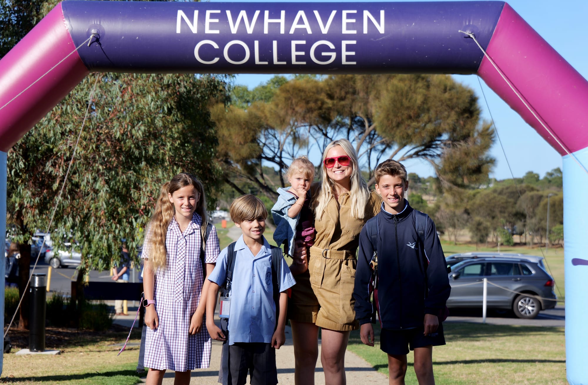 The Russo family now have three students at Newhaven, with a little sister keen to join them. Mum Lauren dropped off Coco, Remy and Alfie on Friday with big smiles all round!