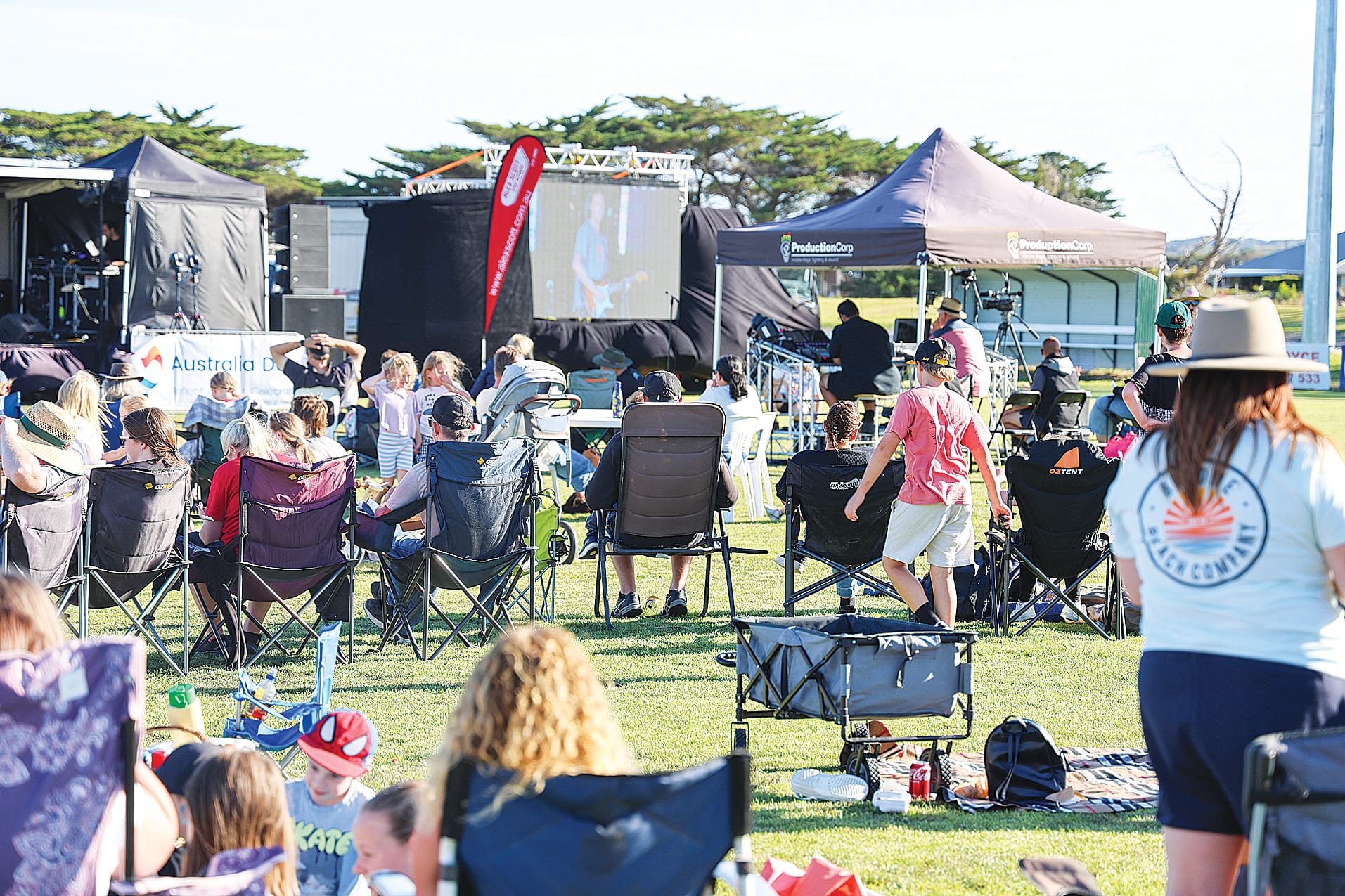 There was a big crowd in at the Dalyston Recreation Reserve for Oz Day at Daly.